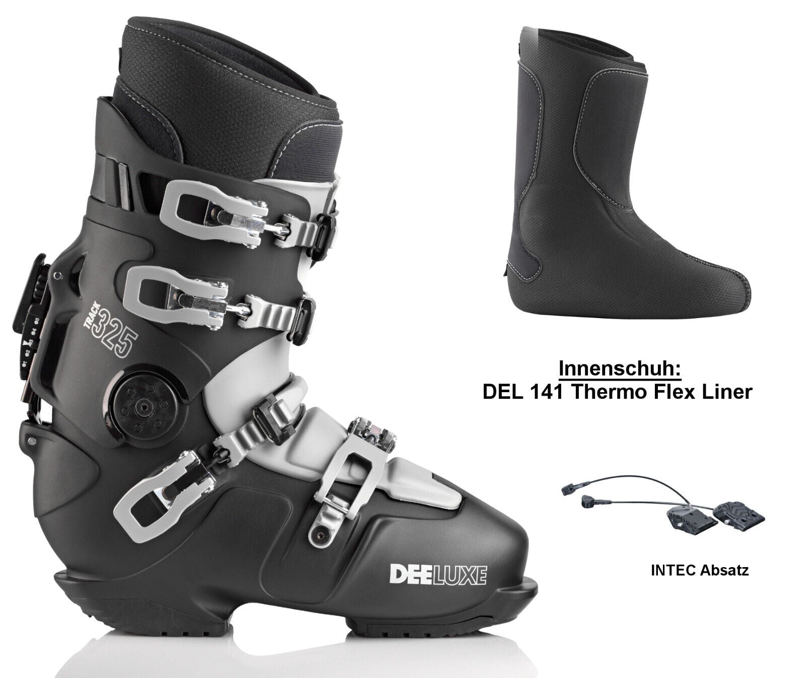 Deeluxe Track 325 Hardboot Option Palau Del Innenschuhe + Intec Absatz
