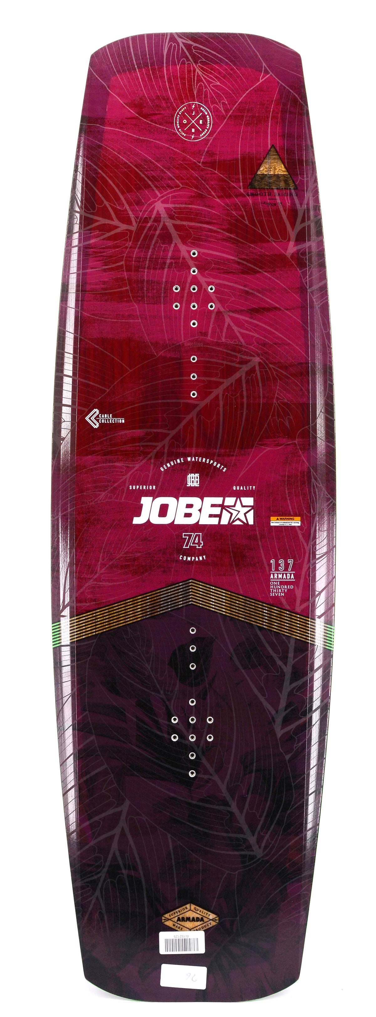Jobe Armada Wakeboard 137 cm Boot Cable Board Wakeboard Top Zustand OG16-43