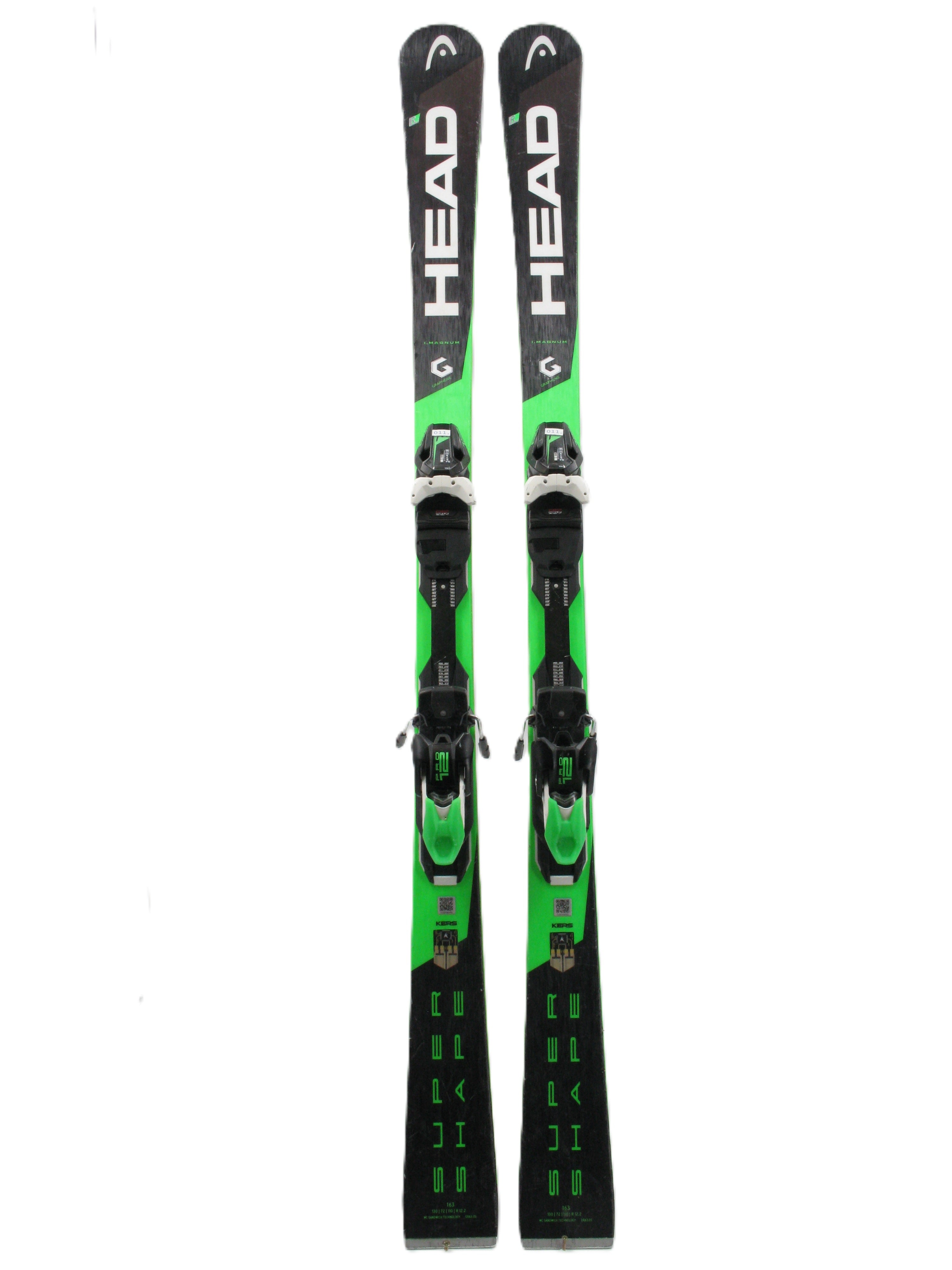 スキー HEAD MAGNUM i.SUPERSHAPE 163cm HEAD SUPERSHAPE i-MAGNUM 163cm Ski Set Allmountain Carver aus Verleih