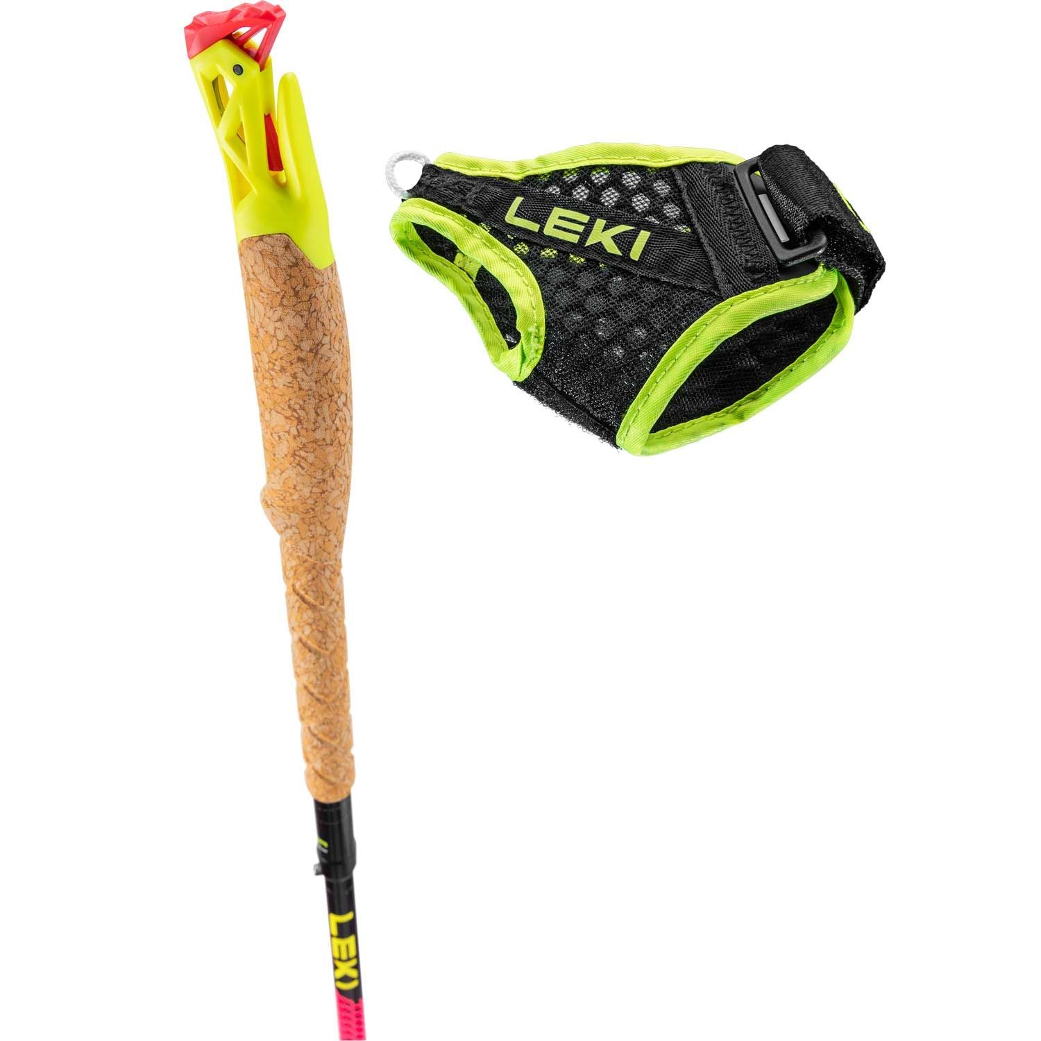 Leki Faltstock Ultratrail FX One Superlite pink-gelb 120cm