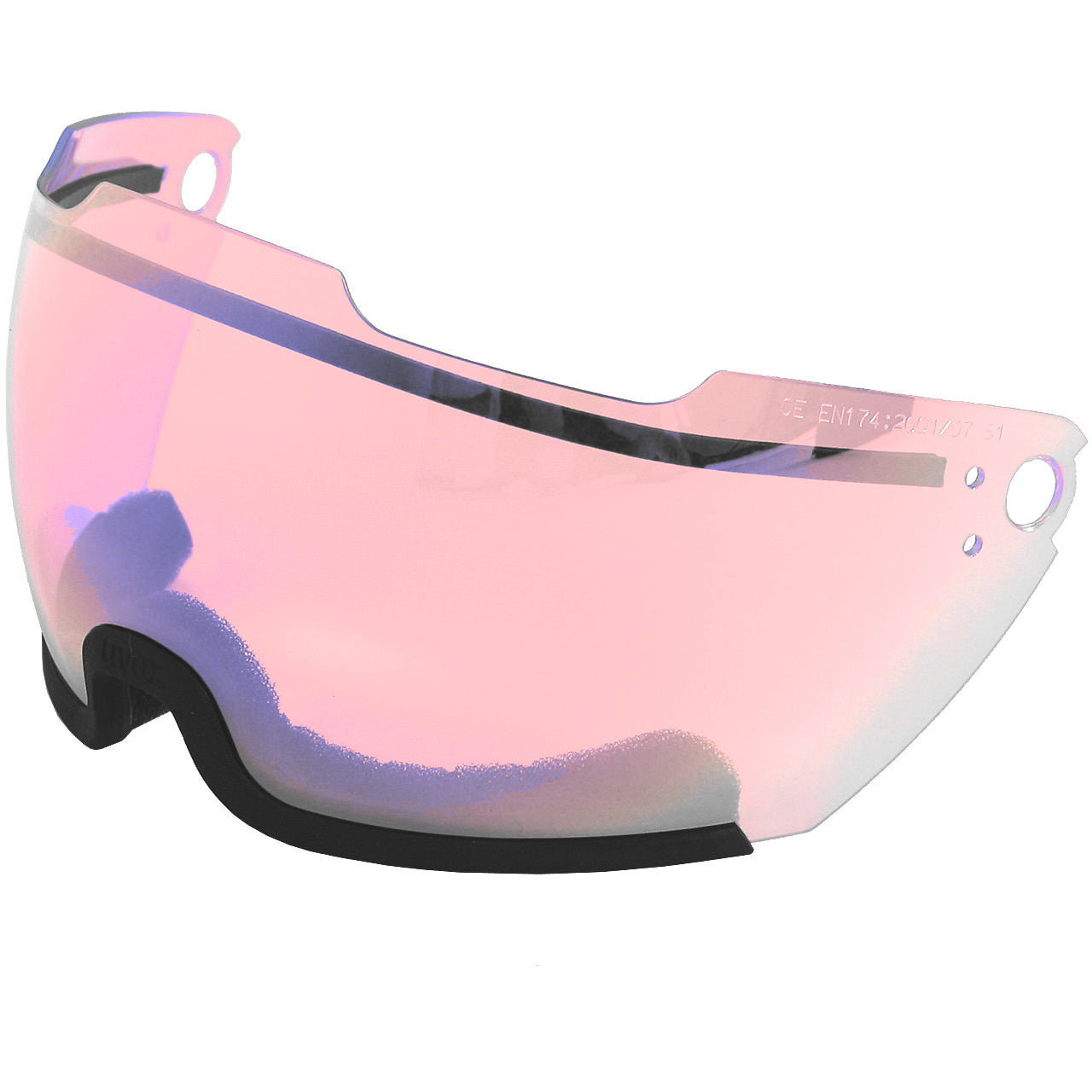 uvex fahrradhelm ersatzvisier Uvex hlmt 500 visor V variomatic Gr. S/M + L Ersatz Visier Scheibe Wec