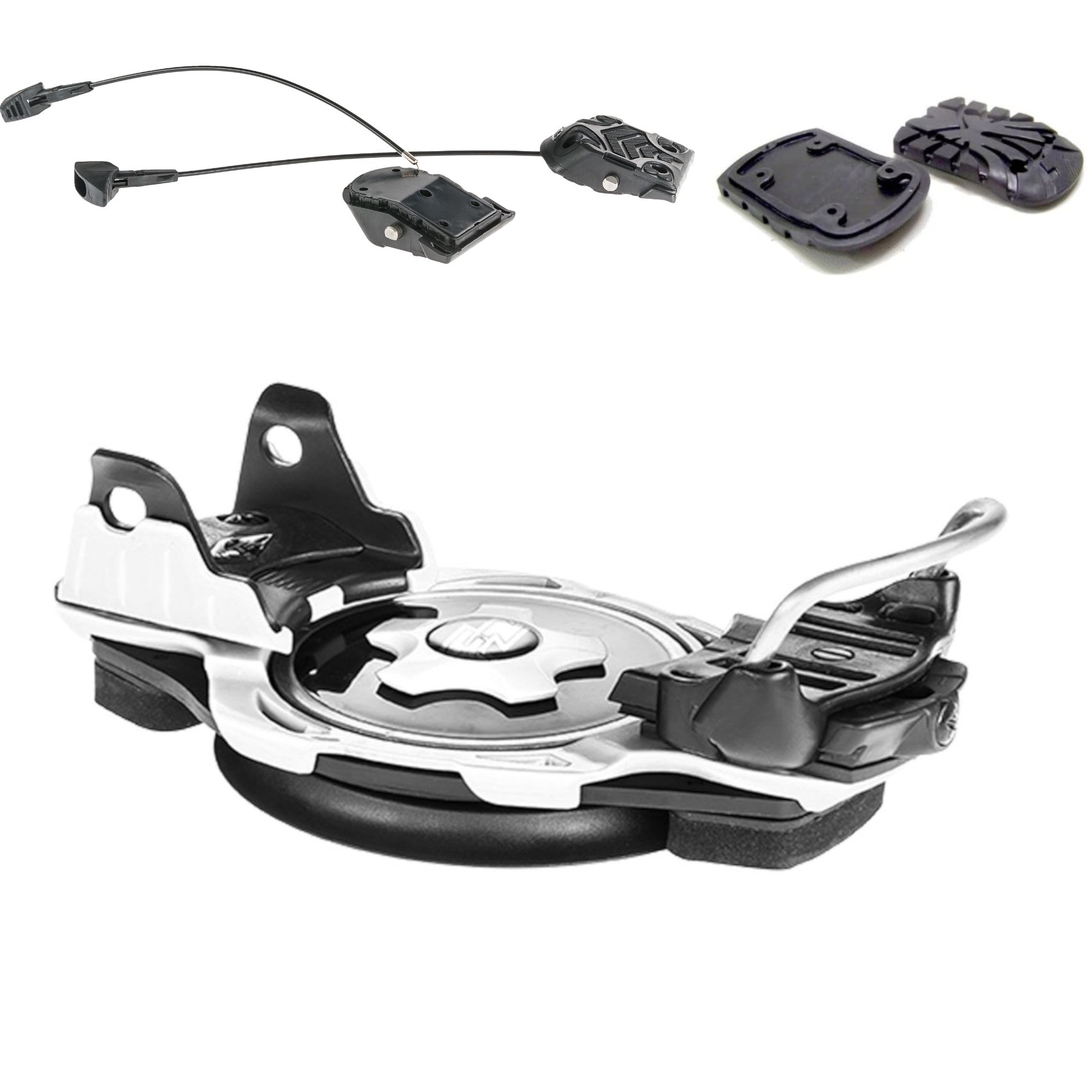 F2 INTEC TITANFLEX White Snowboard Step-In-Bindung