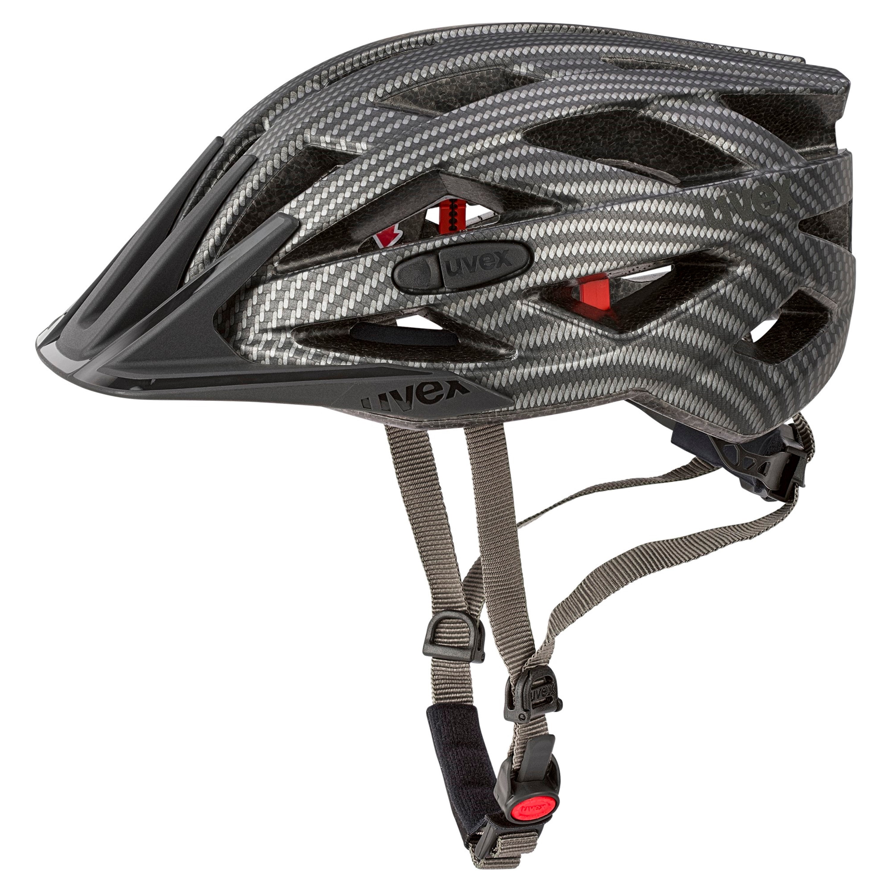 Uvex i-vo cc Fahrradhelm Rad Bike Helm black carbon look mat Erwachsene