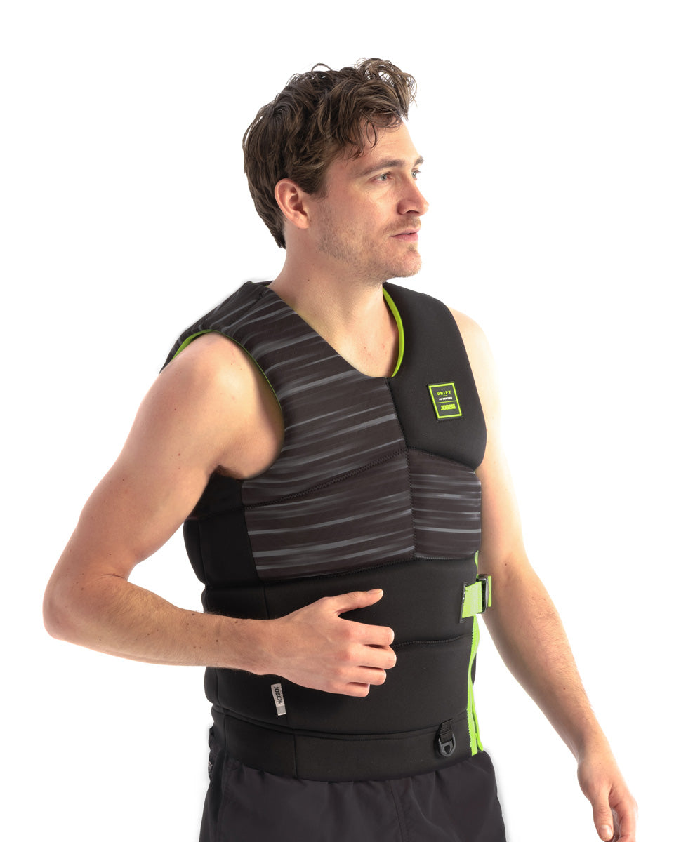 Jobe UNIFY SIDE ENTRY Schwimmweste black lime Herren
