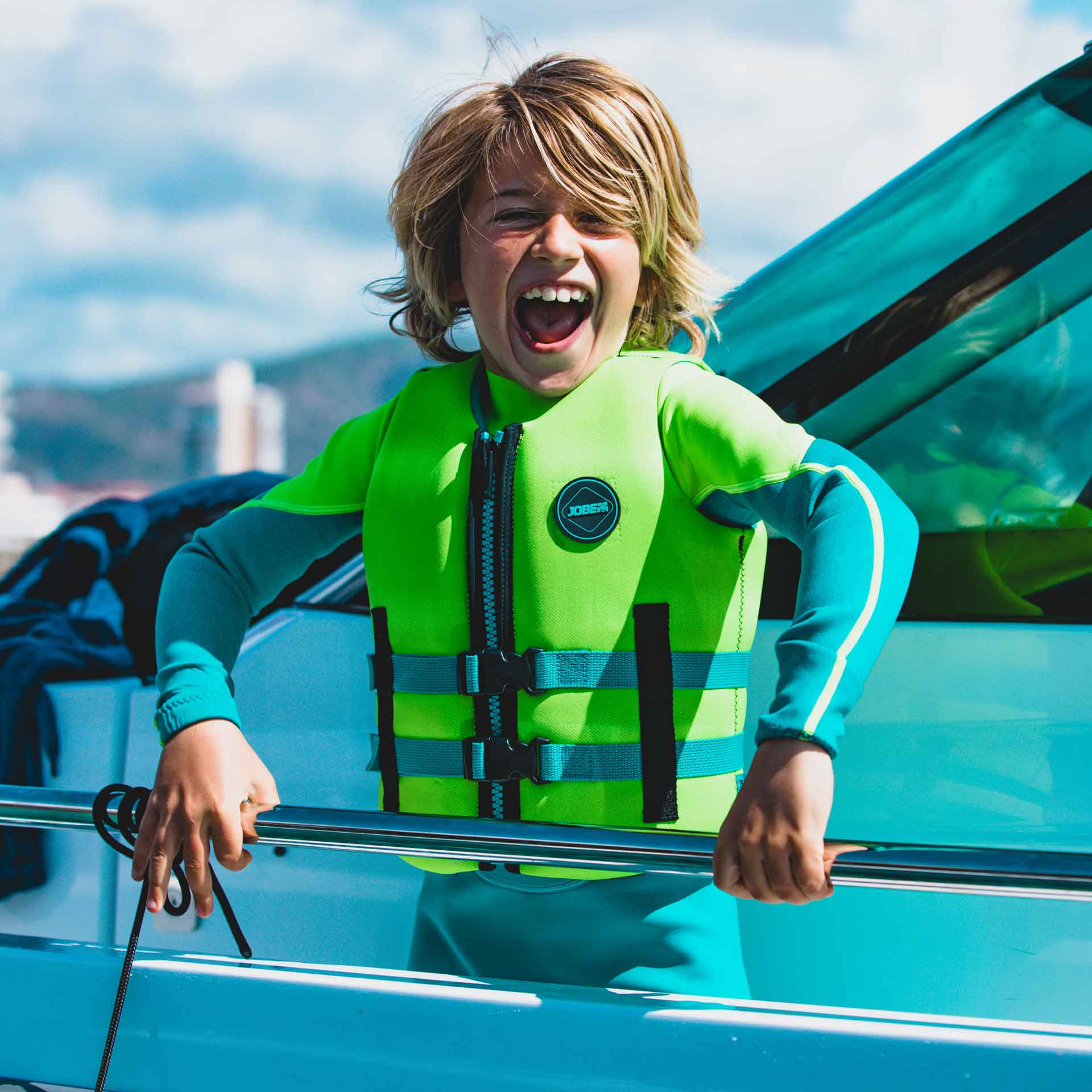 Jobe NEOPRENE Schwimmweste lime green Kinder Weste Vest