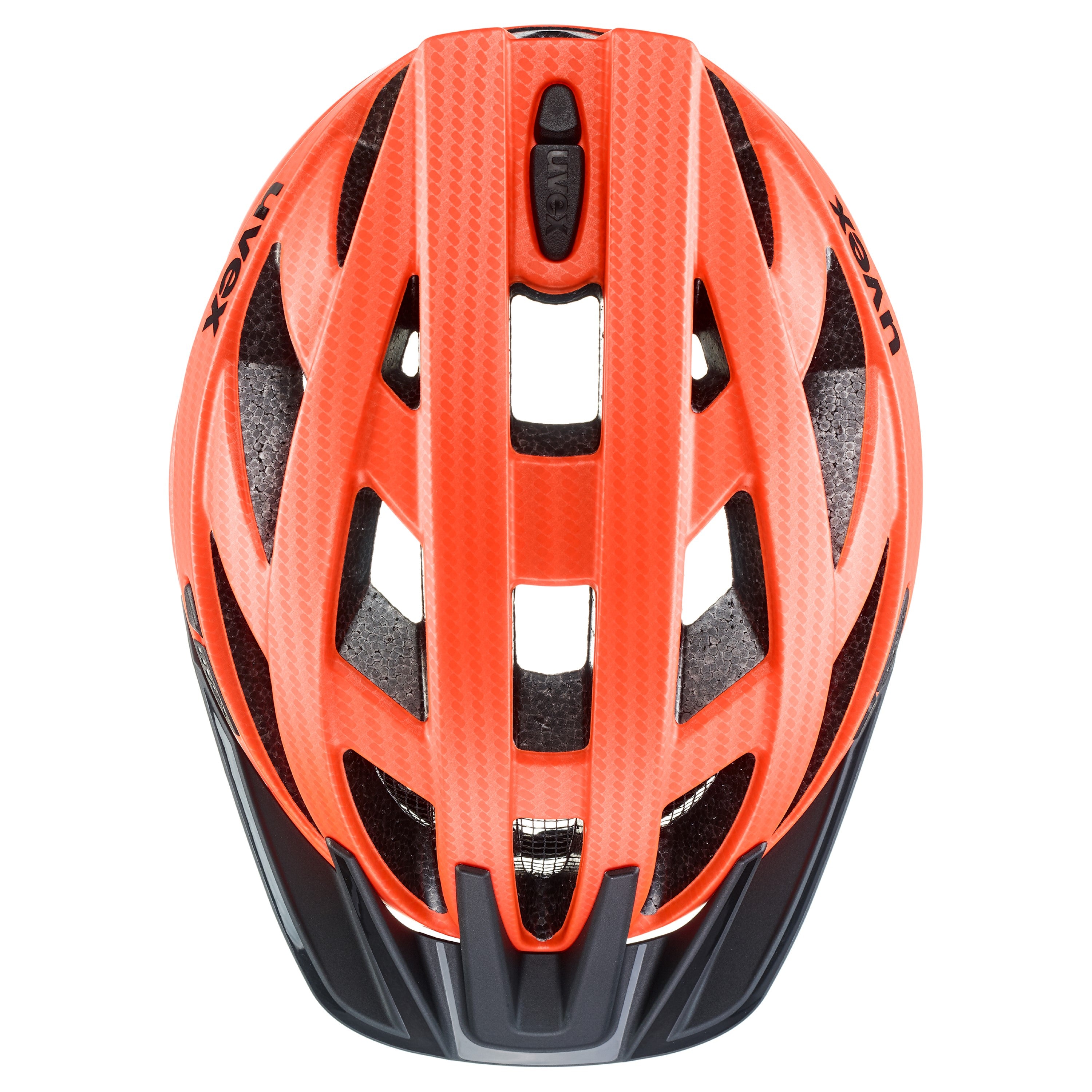 i-vo cc Fahrradhelm carbon look orange mat