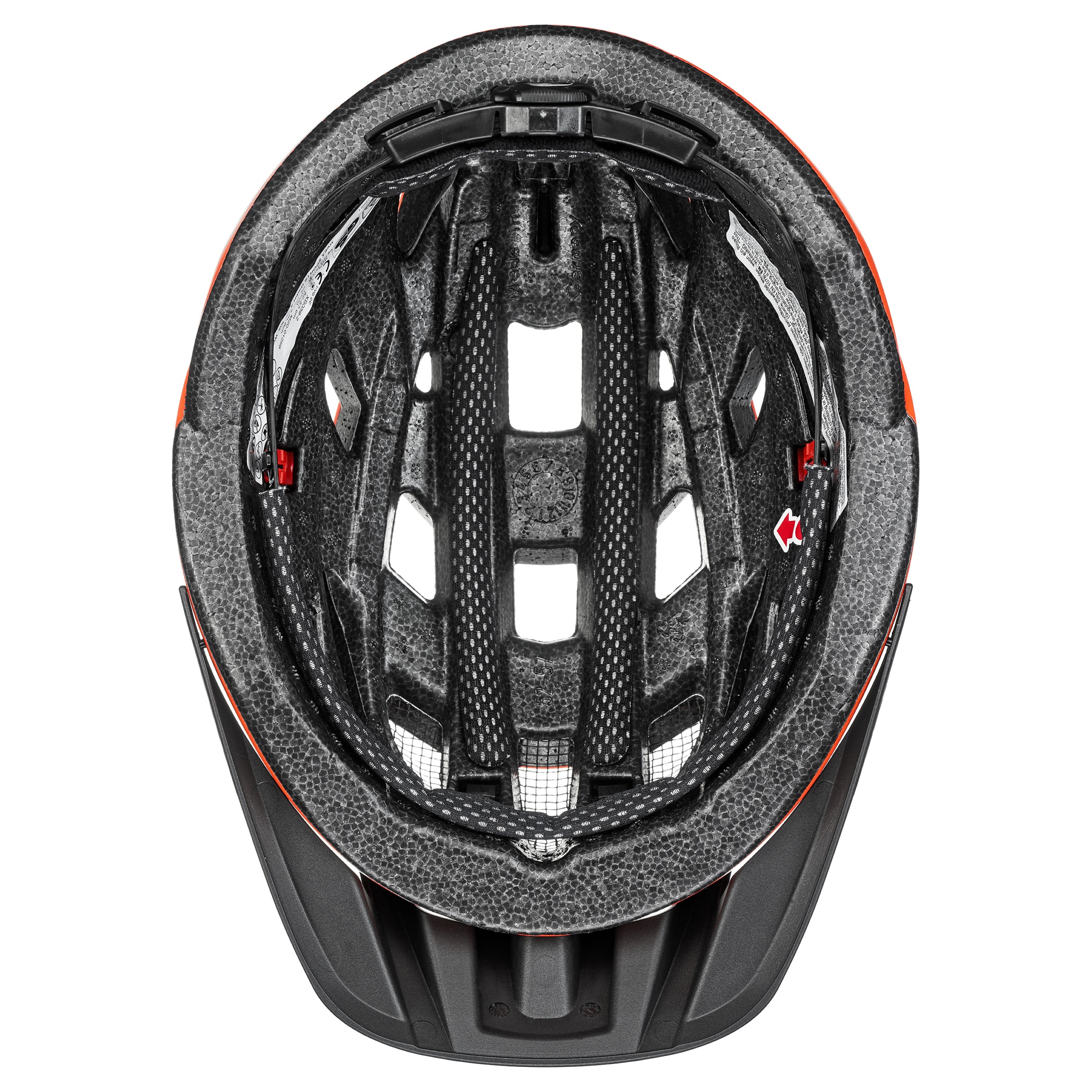 i-vo cc Fahrradhelm carbon look orange mat
