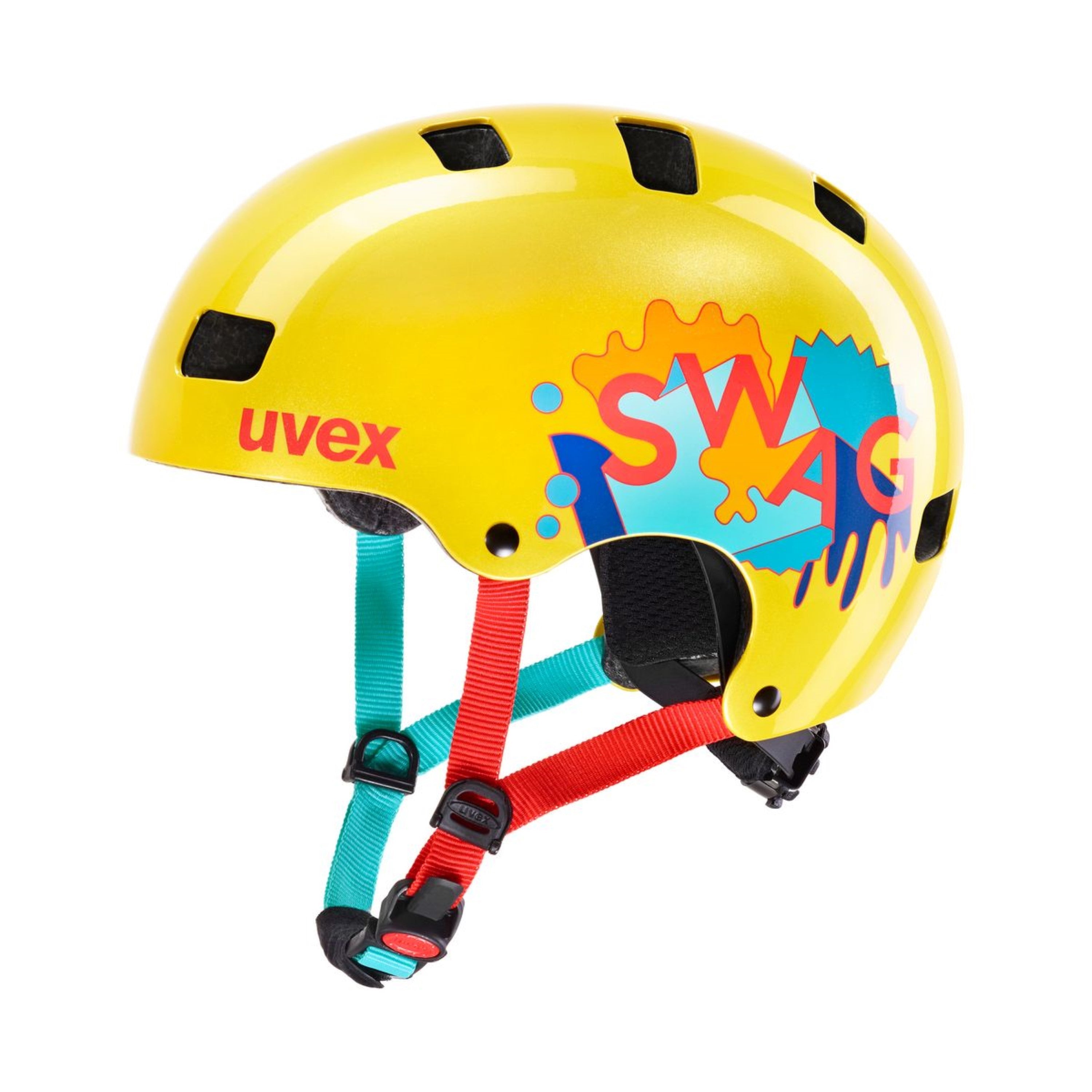 kinder fahrradhelm gelb Uvex KID 3 SWAG yellow Kinder Fahrradhelm