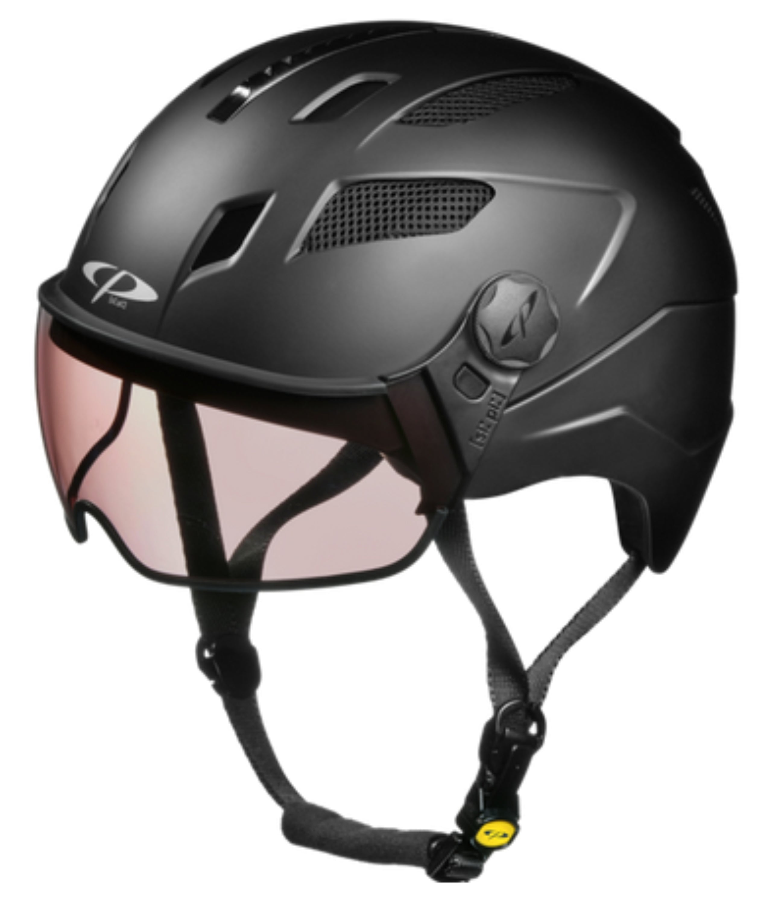 fahrradhelm winter mit visier CP Chimayo + Urban Fahrradhelm mit VARIO Visier (photochromatic)