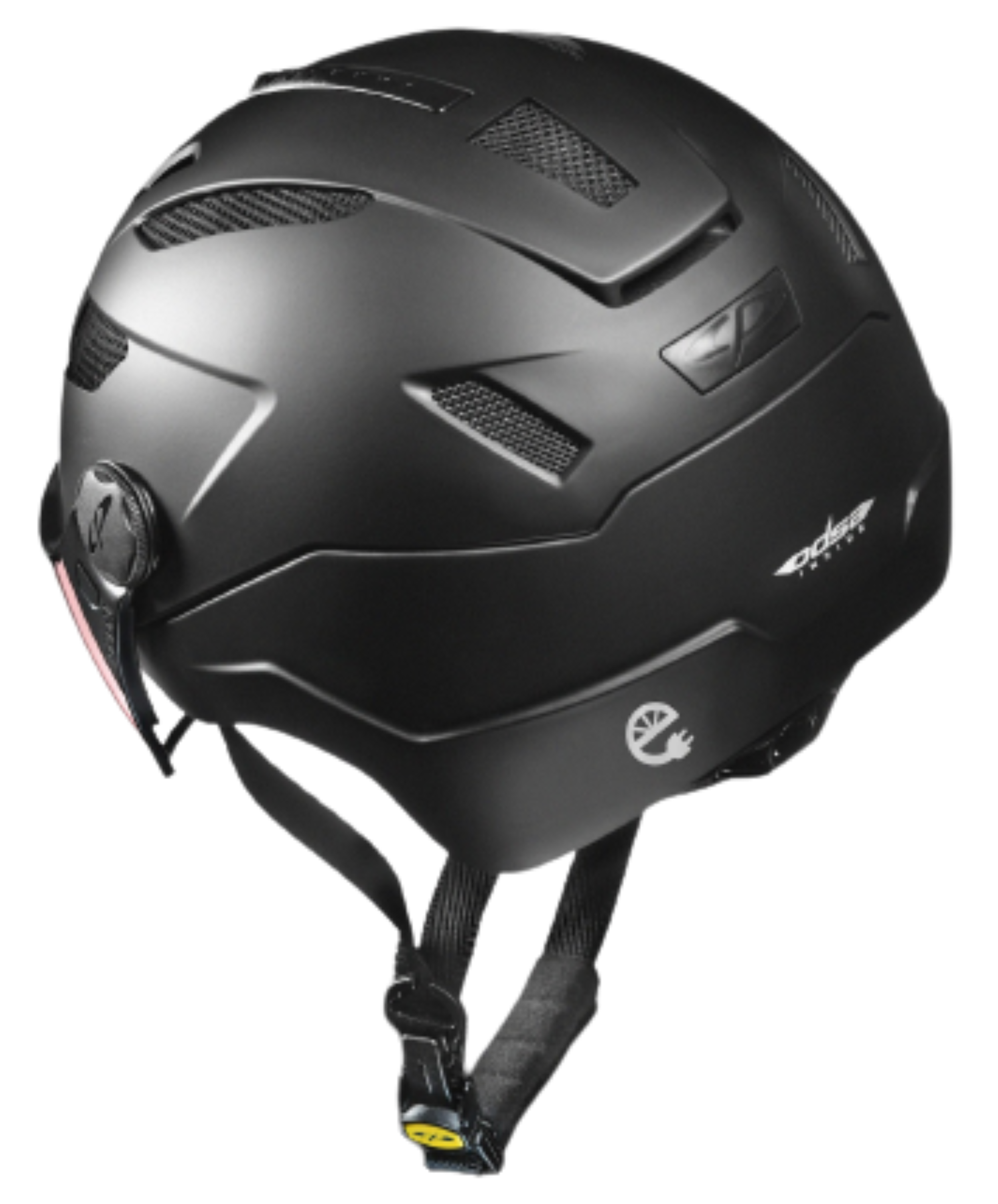 CP Chimayo + Urban Fahrradhelm mit VARIO Visier (photochromatic) - Radhelm Bikehelm Schutzhelm Fahrrad Bike Helm Unisex black soft touch j23