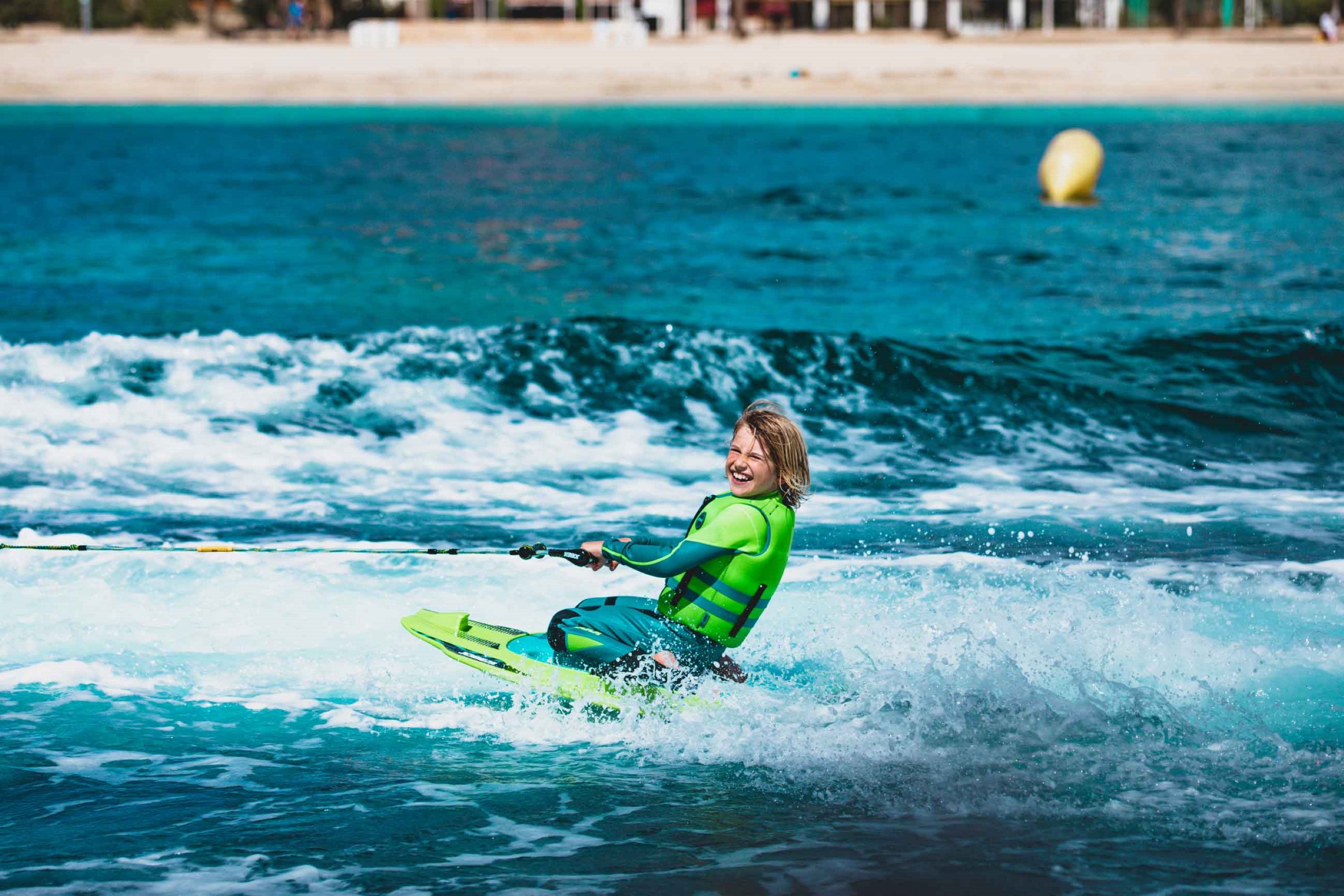 Jobe SLASH Kneeboard lime green Unisex
