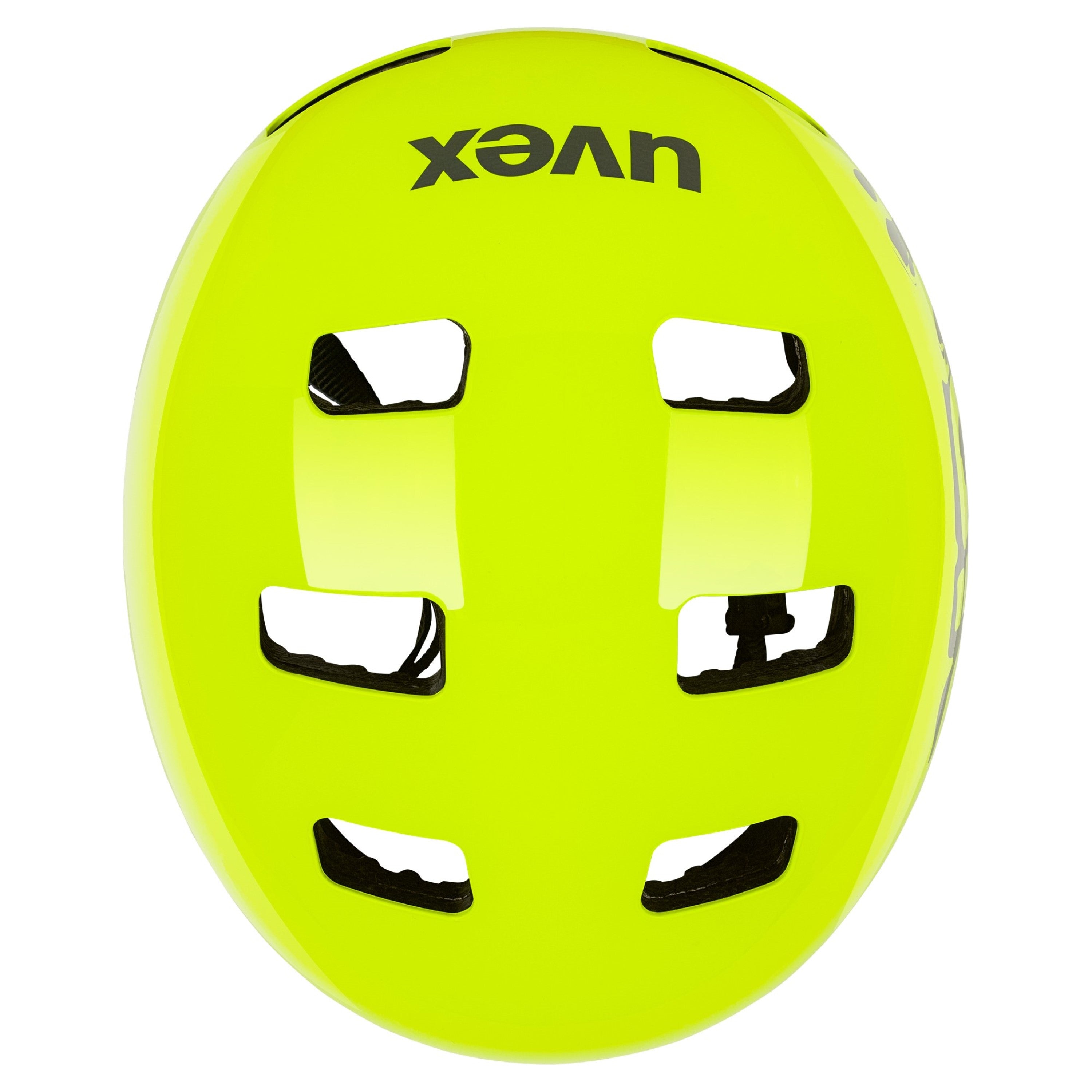 Kid 3 dirtbike neon yellow Kinder Fahrradhelm