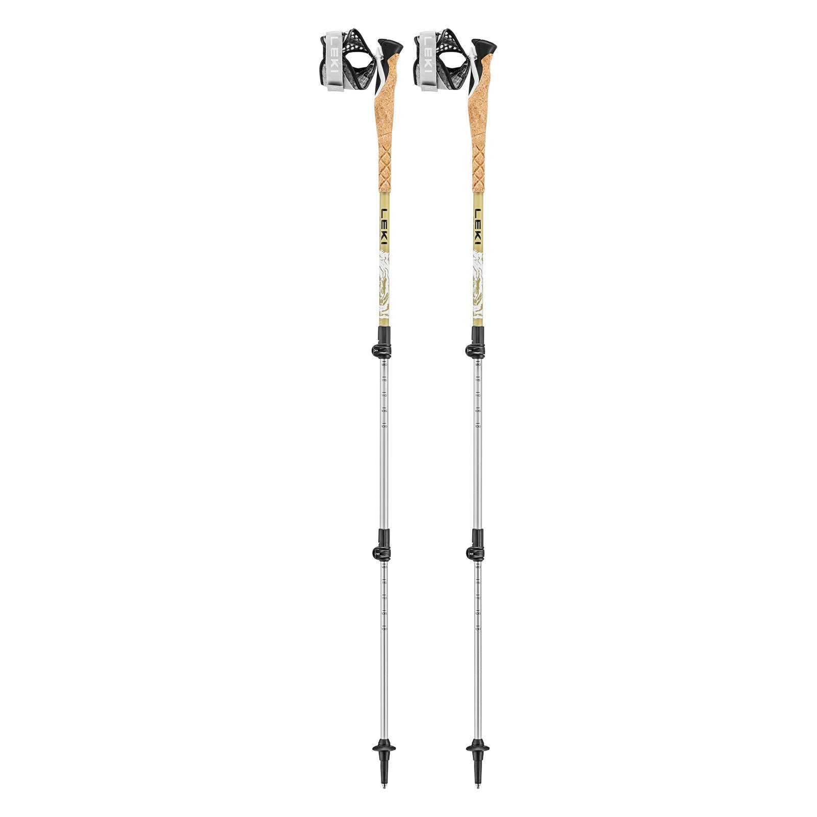 LEKI Teleskop Cross Trail TA - Faltstock white-driftwood-black-100-135