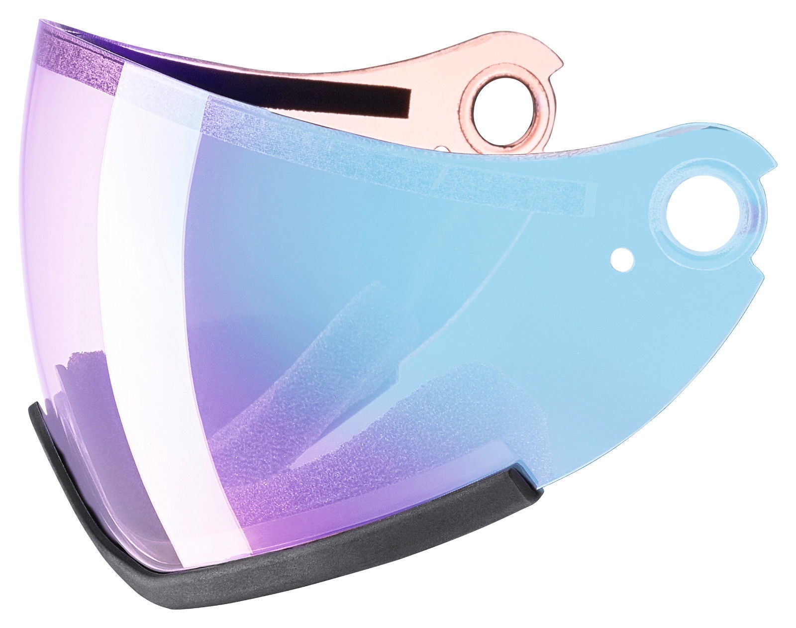 uvex fahrradhelm ersatzvisier Uvex HLMT 300 Ersatzvisier Variomatic litemirror blue (ohne Gummiringe