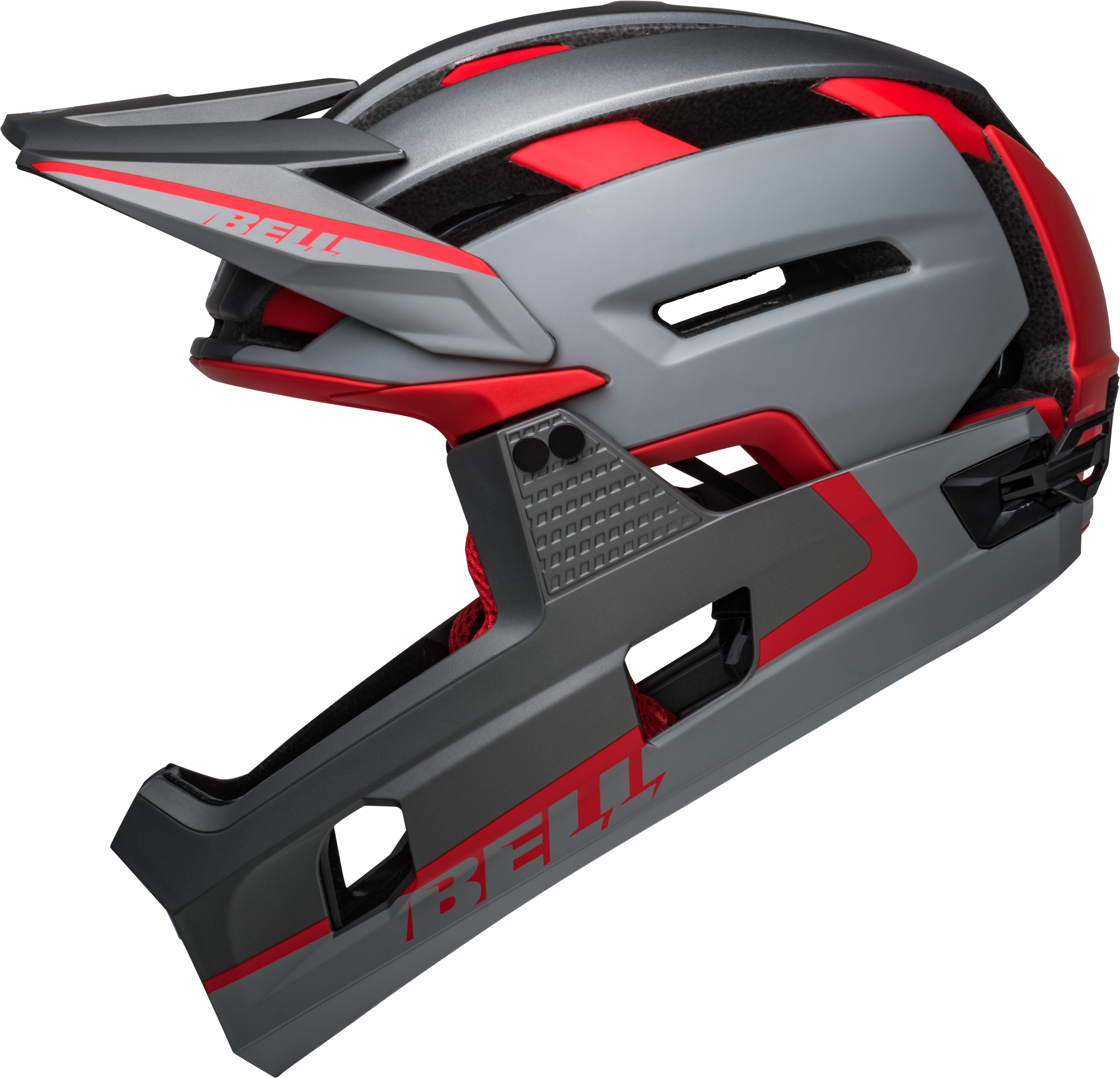 Bell SUPER AIR R SPHERICAL MIPS Fahrradhelm matte grey red Unisex