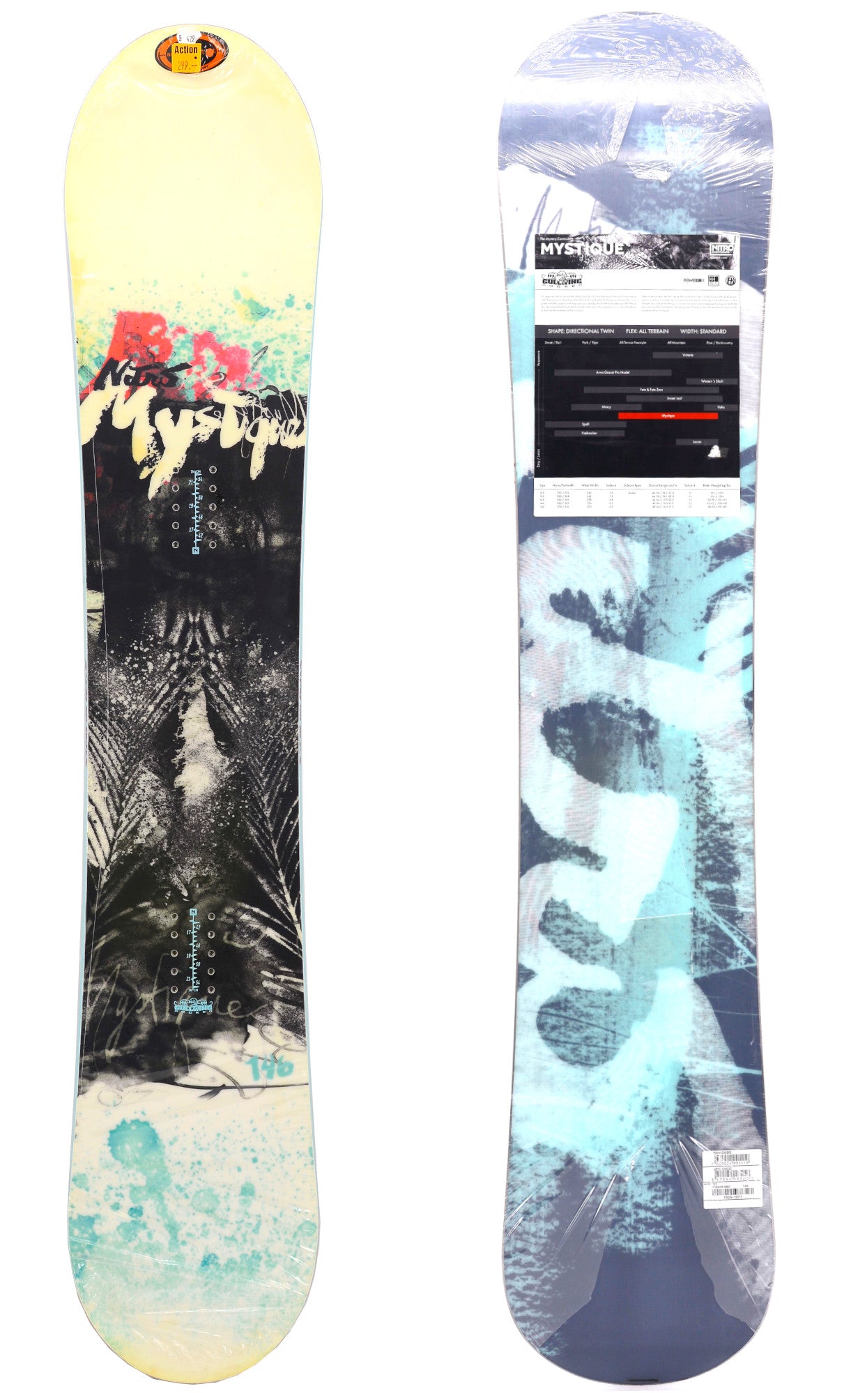 nitro mystique snowboard 2016 Nitro MYSTIQUE Freeride Snowboard Damen Gr. 146 cm