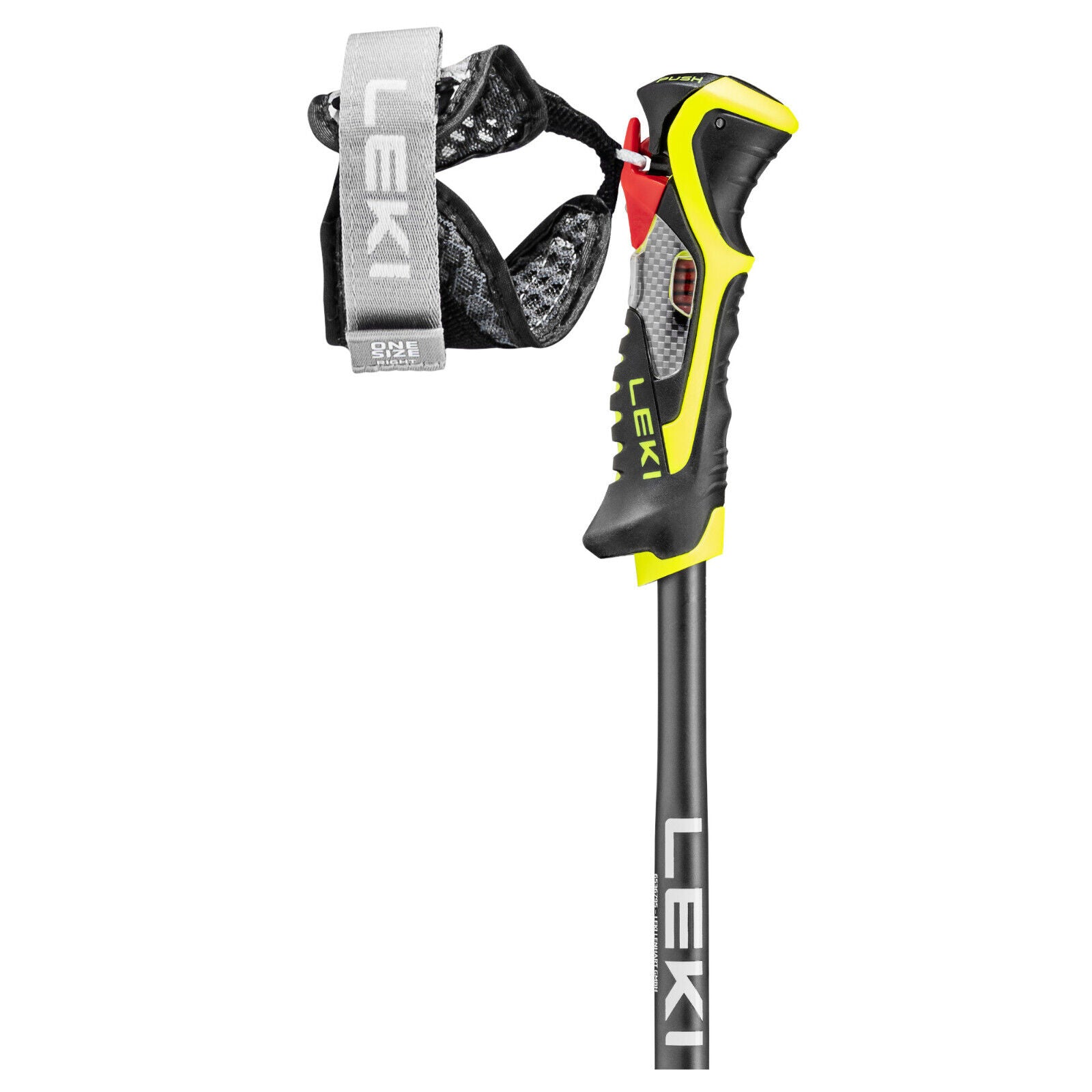 Leki AIRFOIL 3D Alpinstöcke anthracite neon yellow (100-135 cm) Unisex