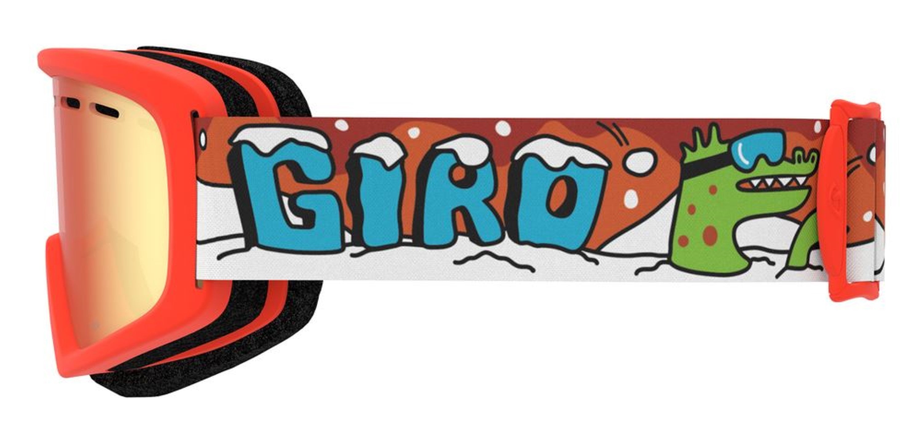 Giro REV Skibrille dinosnow OTG Jugend