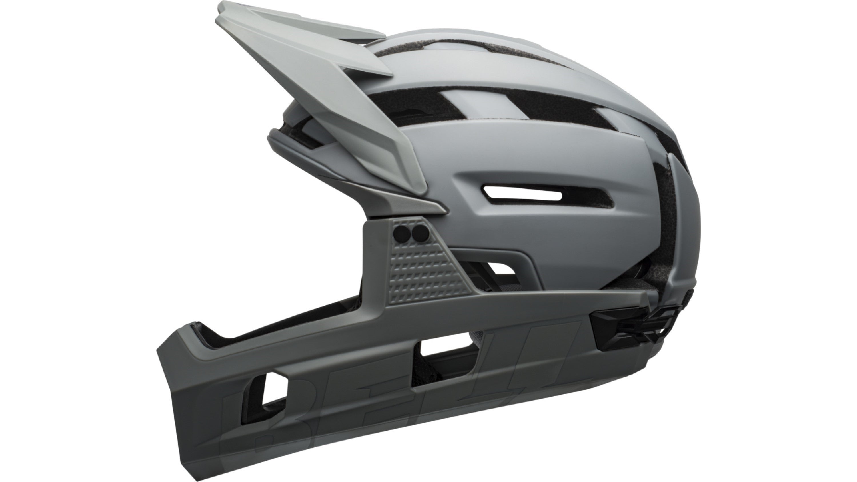 Bell SUPER AIR R SPHERICAL Fahrradhelm mat/gl grays Unisex