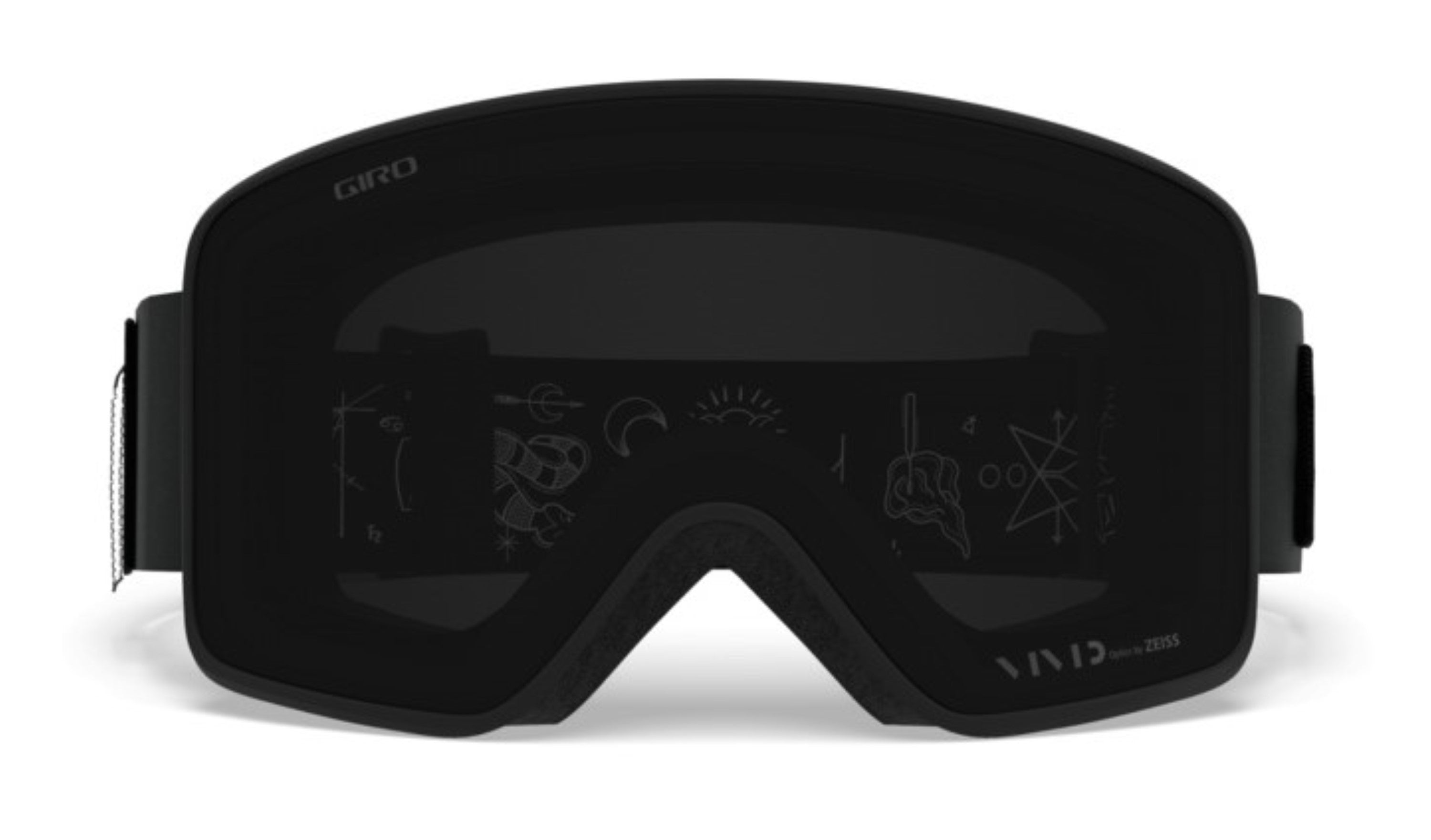 Giro METHOD Skibrille black white hex + Ersatzscheibe Unisex