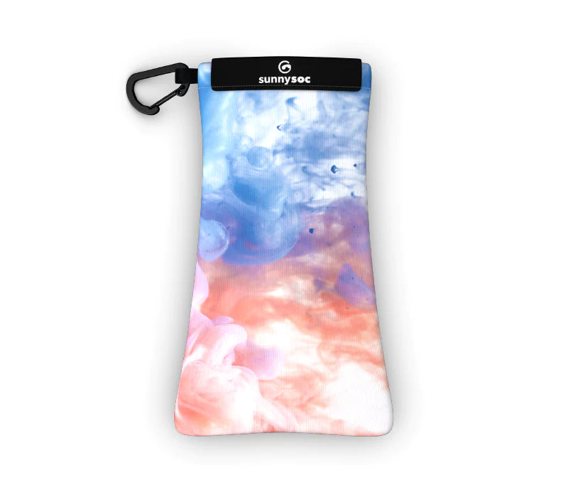 Sunnysoc INK Etui Brille Sonnenbrille Handy Tasche Schutzhülle Beutel Sack mit Karabinerhaken