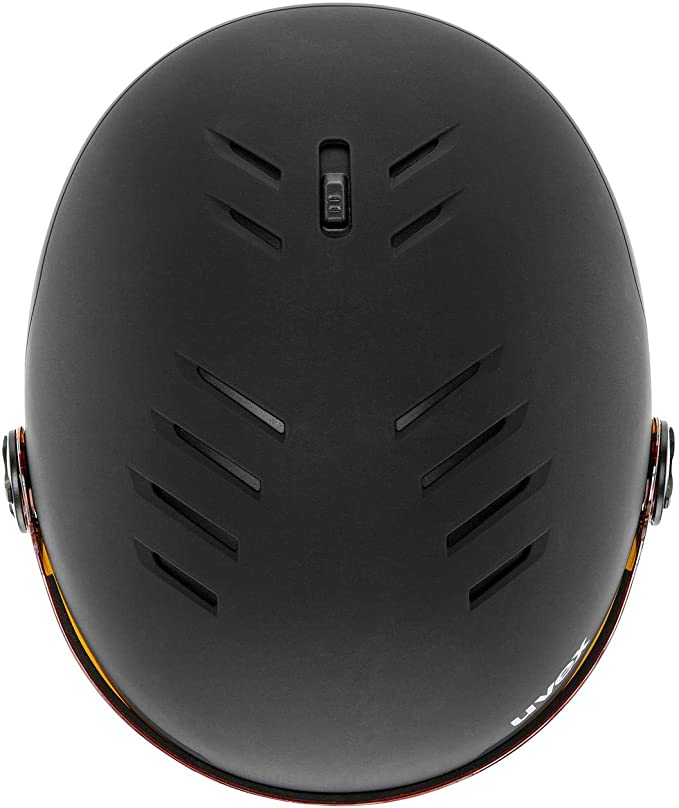 uvex WANTED VISOR Ski-Snowboardhelm black mat Unisex