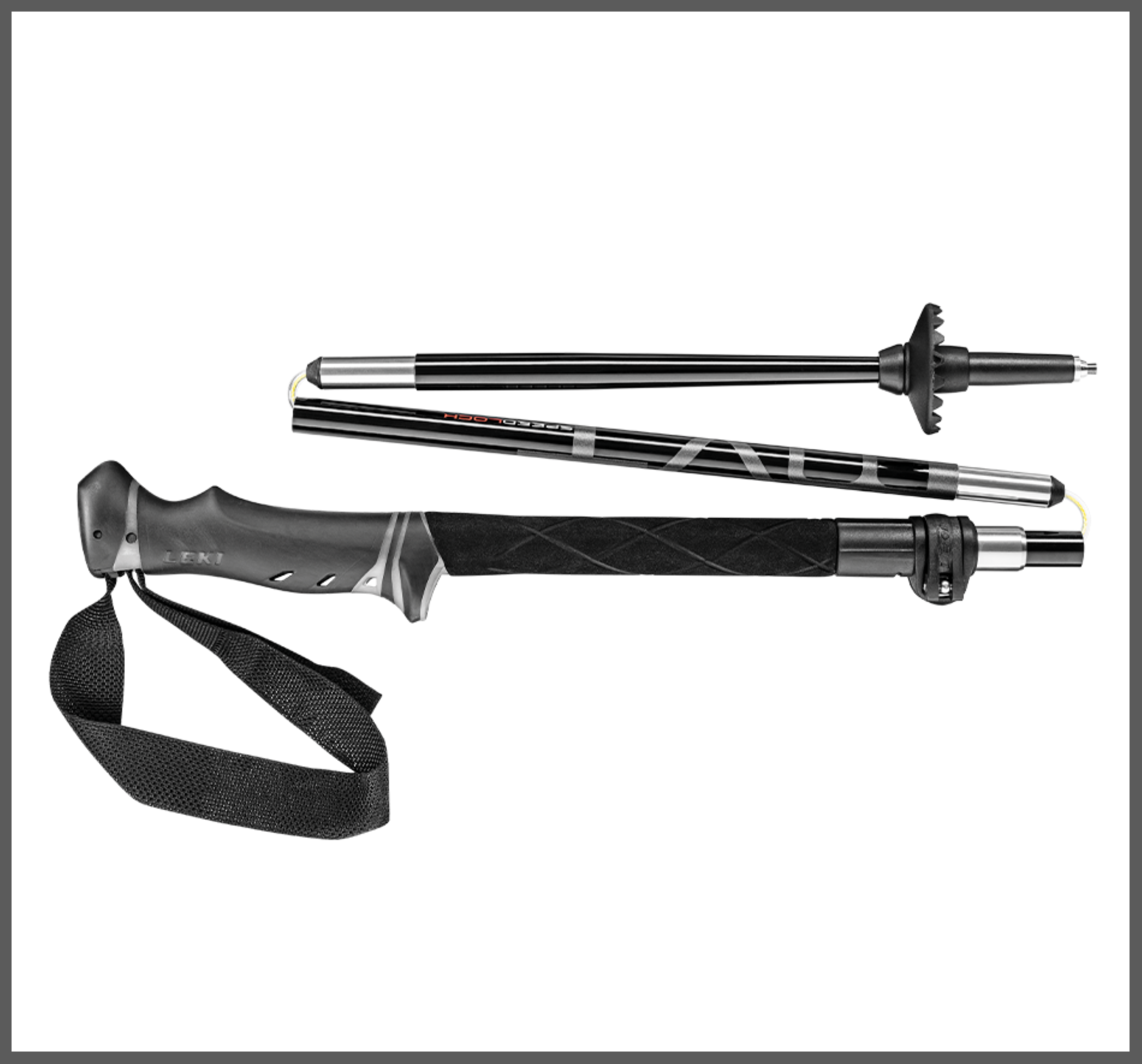 LEKI Stöcke Micro Vario TA EVO Trekking 110-130cm schwarz-anthrazit Wanderstöcke