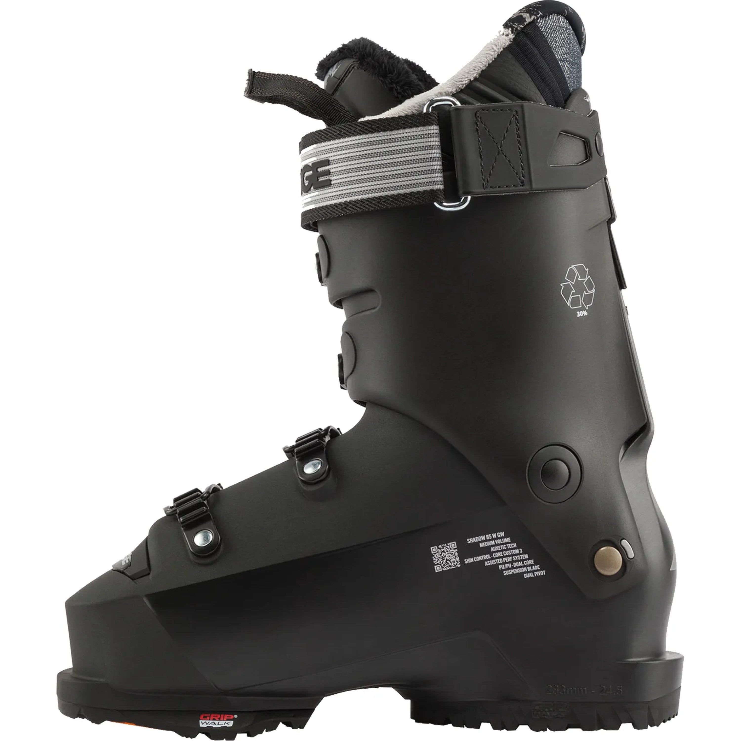 Lange SHADOW 85 W MV GW Skischuh black metal pink Damen