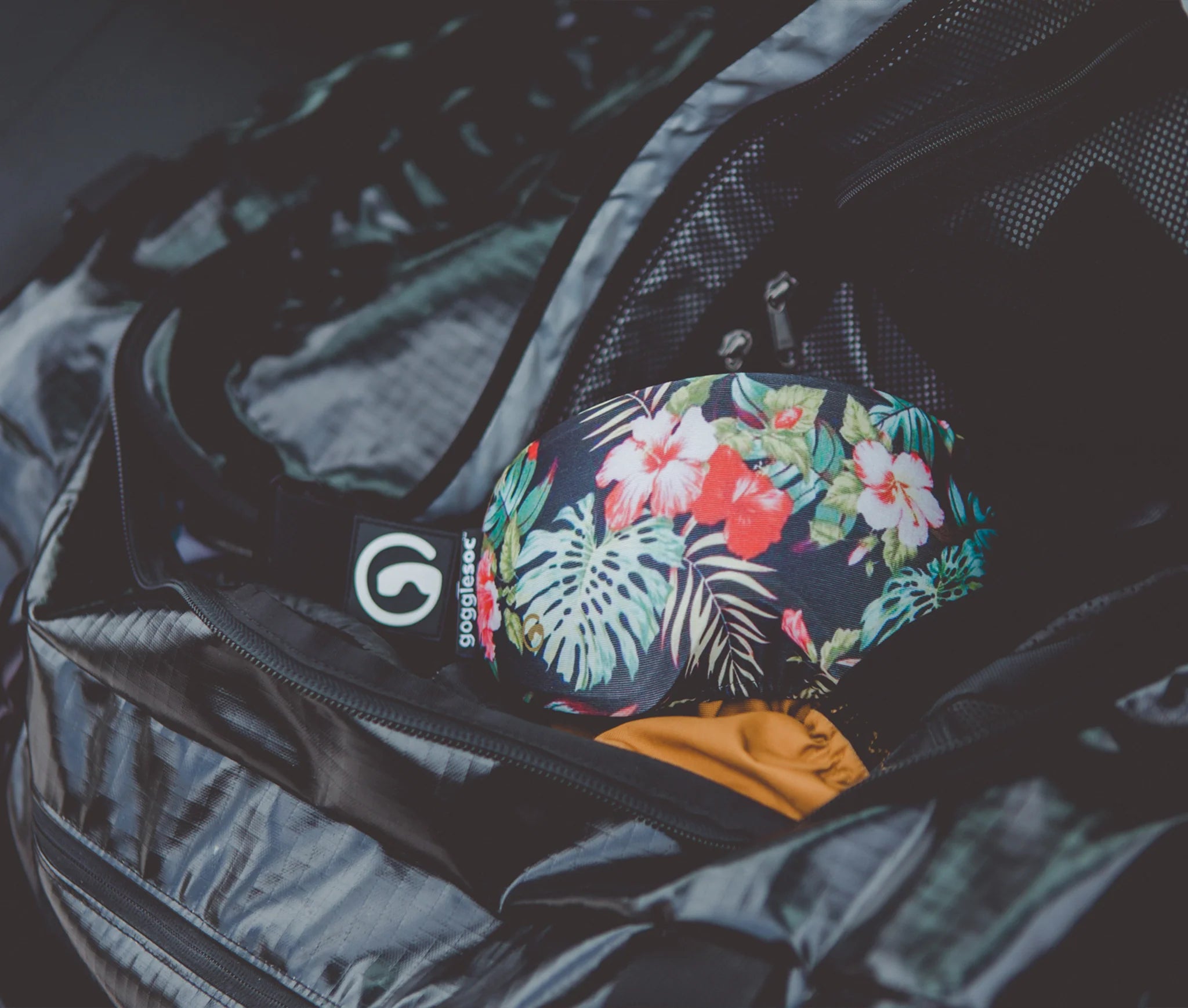 Gogglesoc HAWAIIAN Soc Schutzhülle für Ski-,Snowboard oder Fahrradbrille