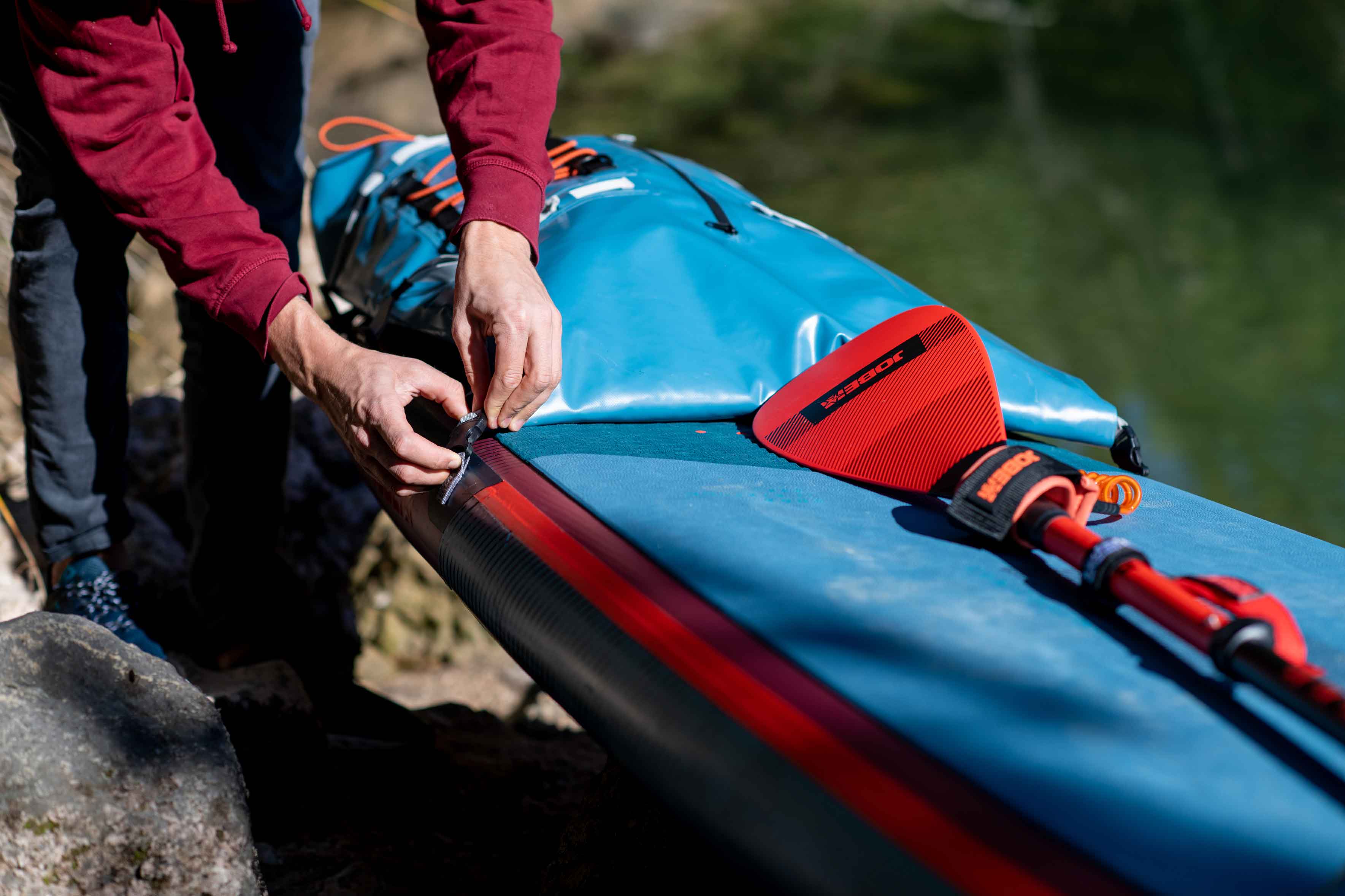 Jobe ADVENTURE DUNA 11.6 Aufblasbares SUP Board Paket burgundy Unisex