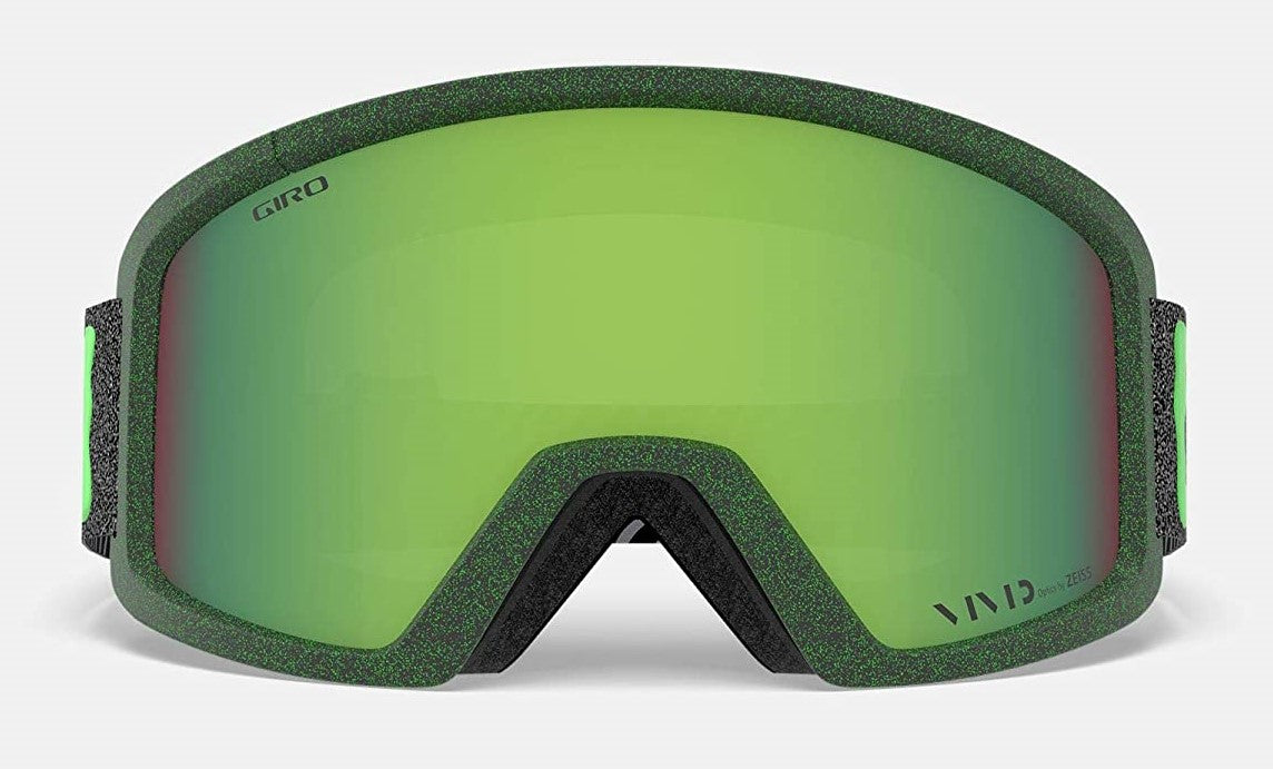 Giro BLOK Skibrille Green cosmic slime und Vivid emerald Scheibe Unisex