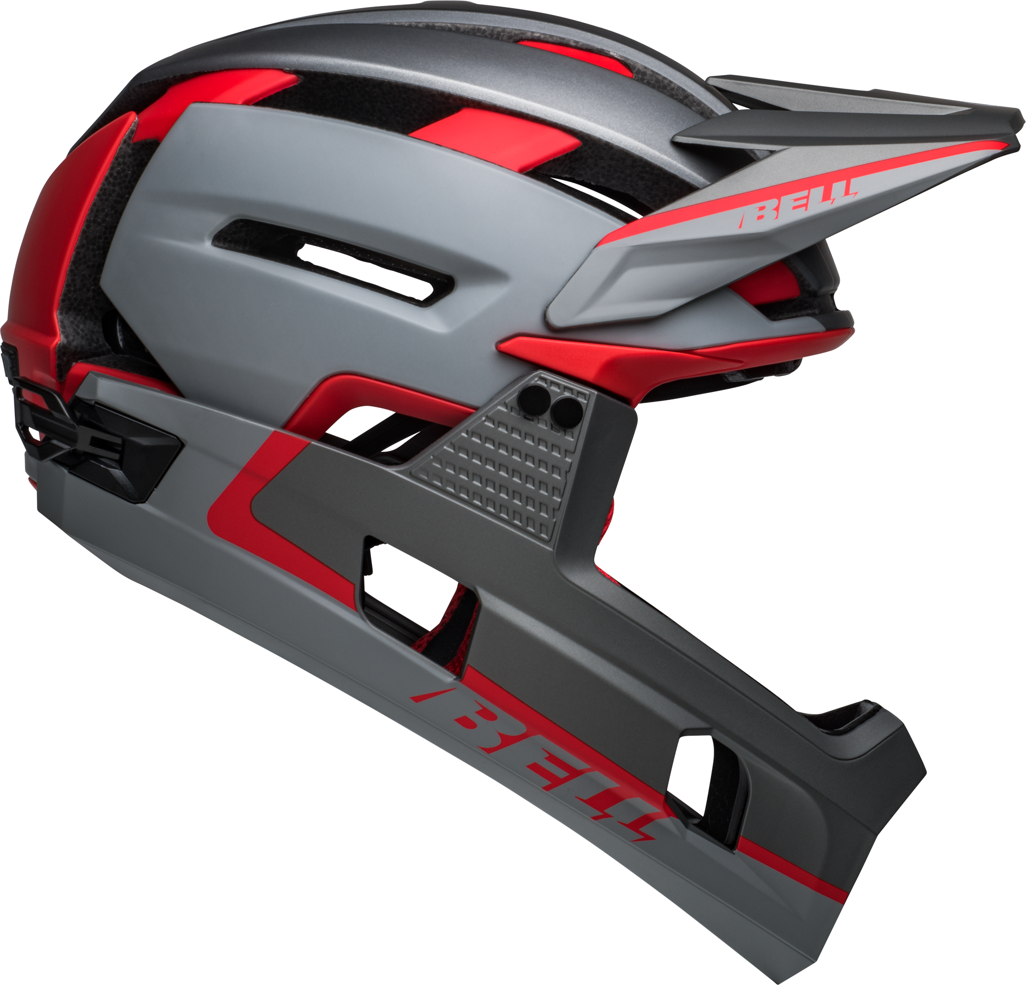 Bell SUPER AIR R SPHERICAL MIPS Fahrradhelm matte grey red Unisex