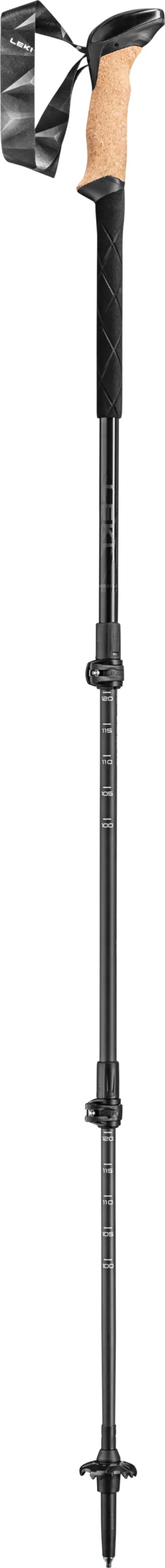 Leki BLACK SERIES CARBON Trekkingstöcke black-black gray-dark anthracite (100-135 cm) Unisex