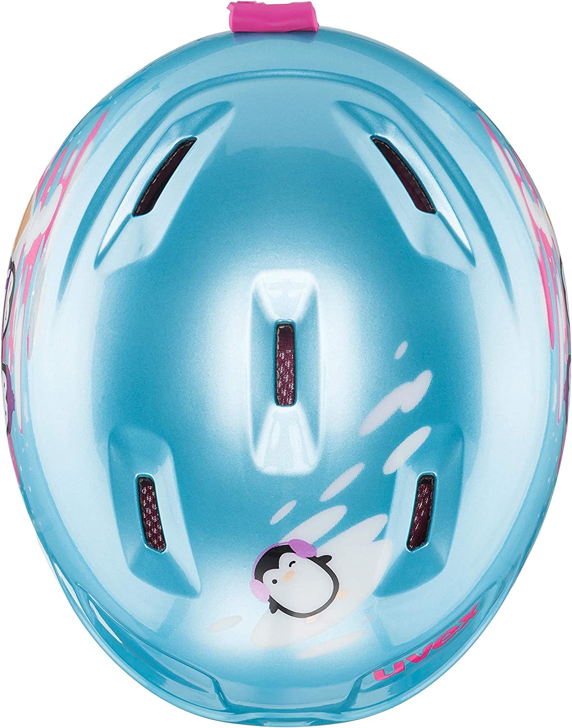 uvex MANIC Ski-Snowboardhelm mint penguin Kinder