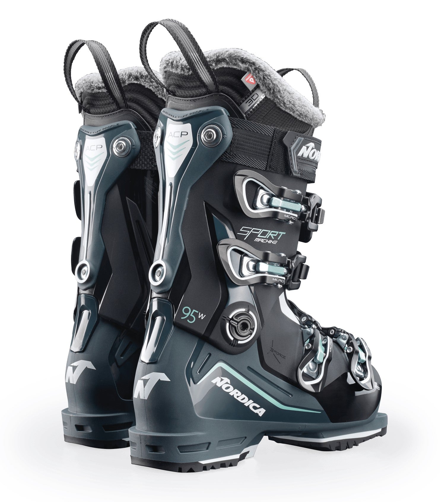 Nordica SPORTMACHINE 3 95 W (GW) Skischuh black green white Damen