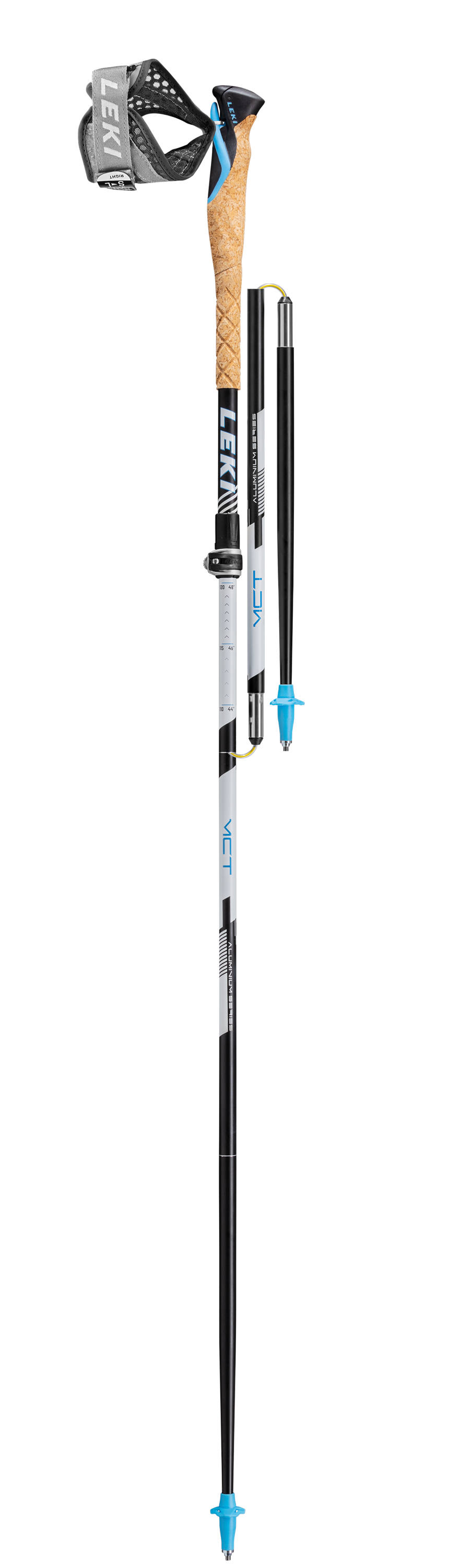 LEKI MCT VARIO Wanderstöcke schwarz-weiß-blue
