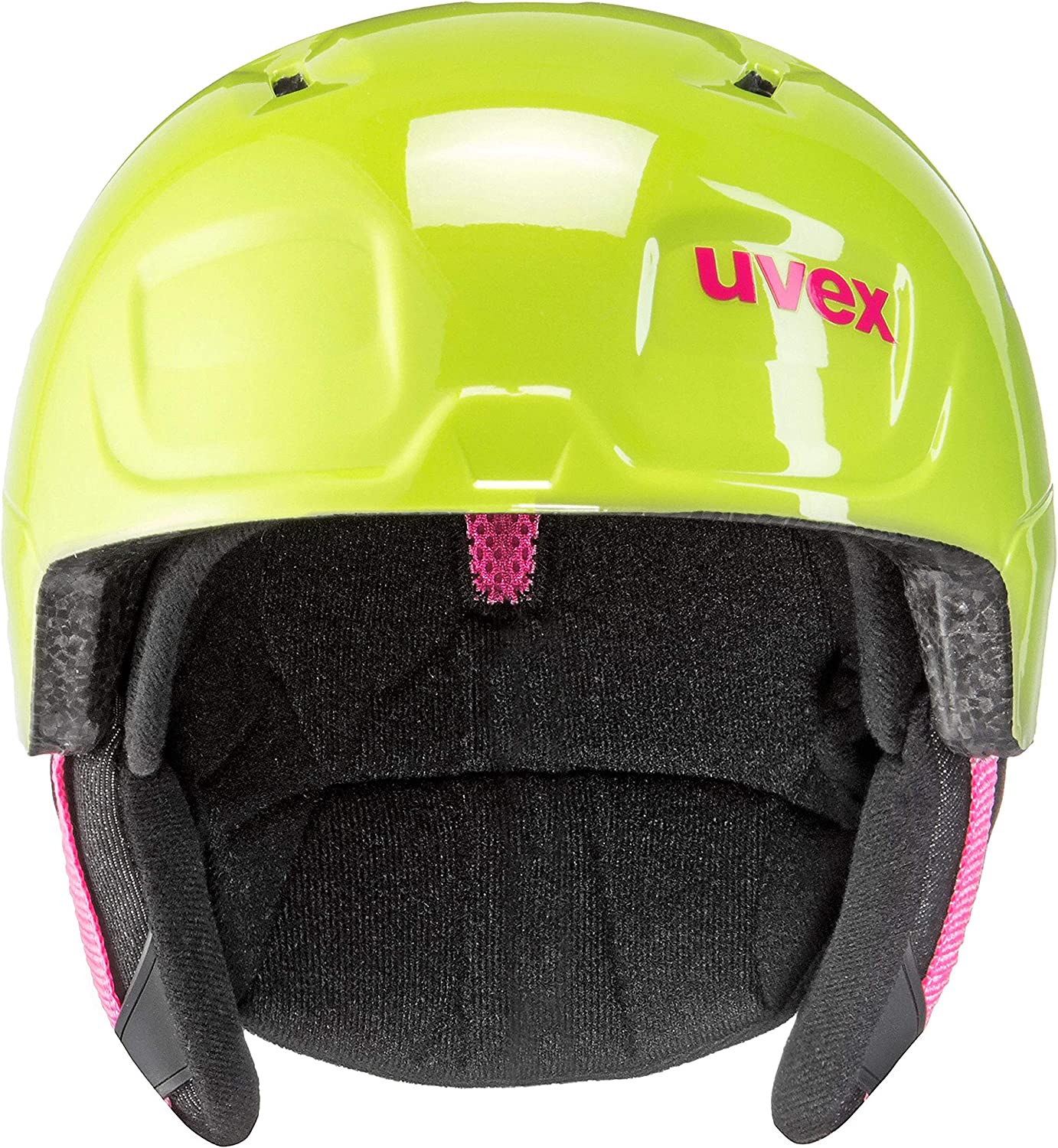 uvex MANIC Ski-Snowboardhelm lime snow bunny Kinder