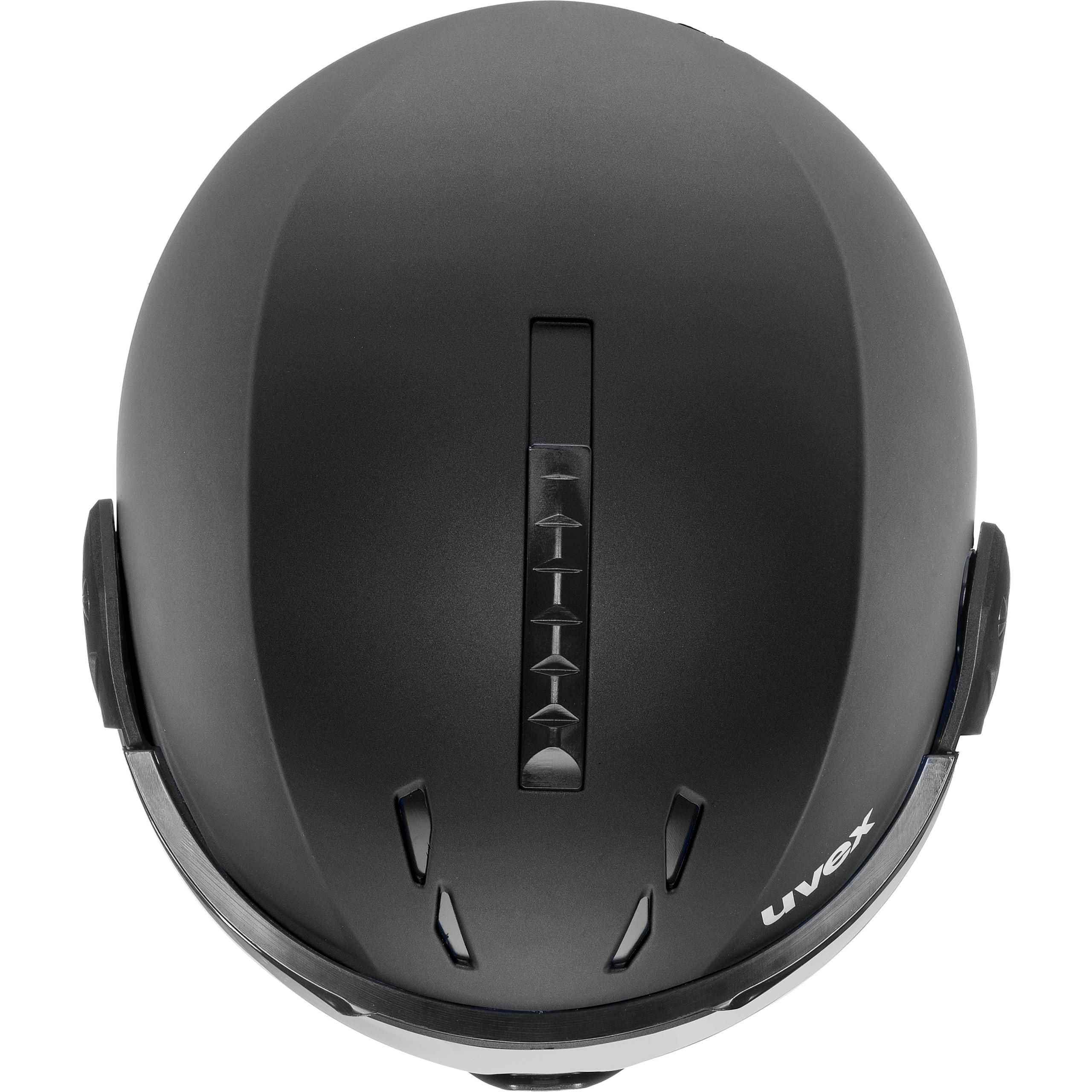uvex INSTINCT VISOR Ski-Snowboardhelm black mat Unisex