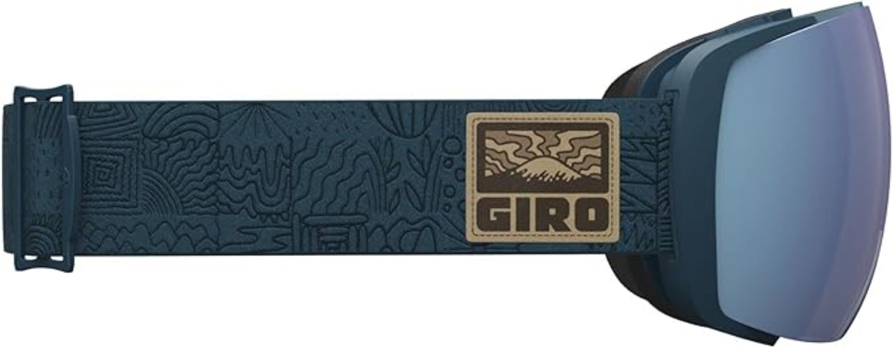 Giro CONTACT Skibrille Harbor Blue Adventure Grid + Ersatzscheibe Unisex