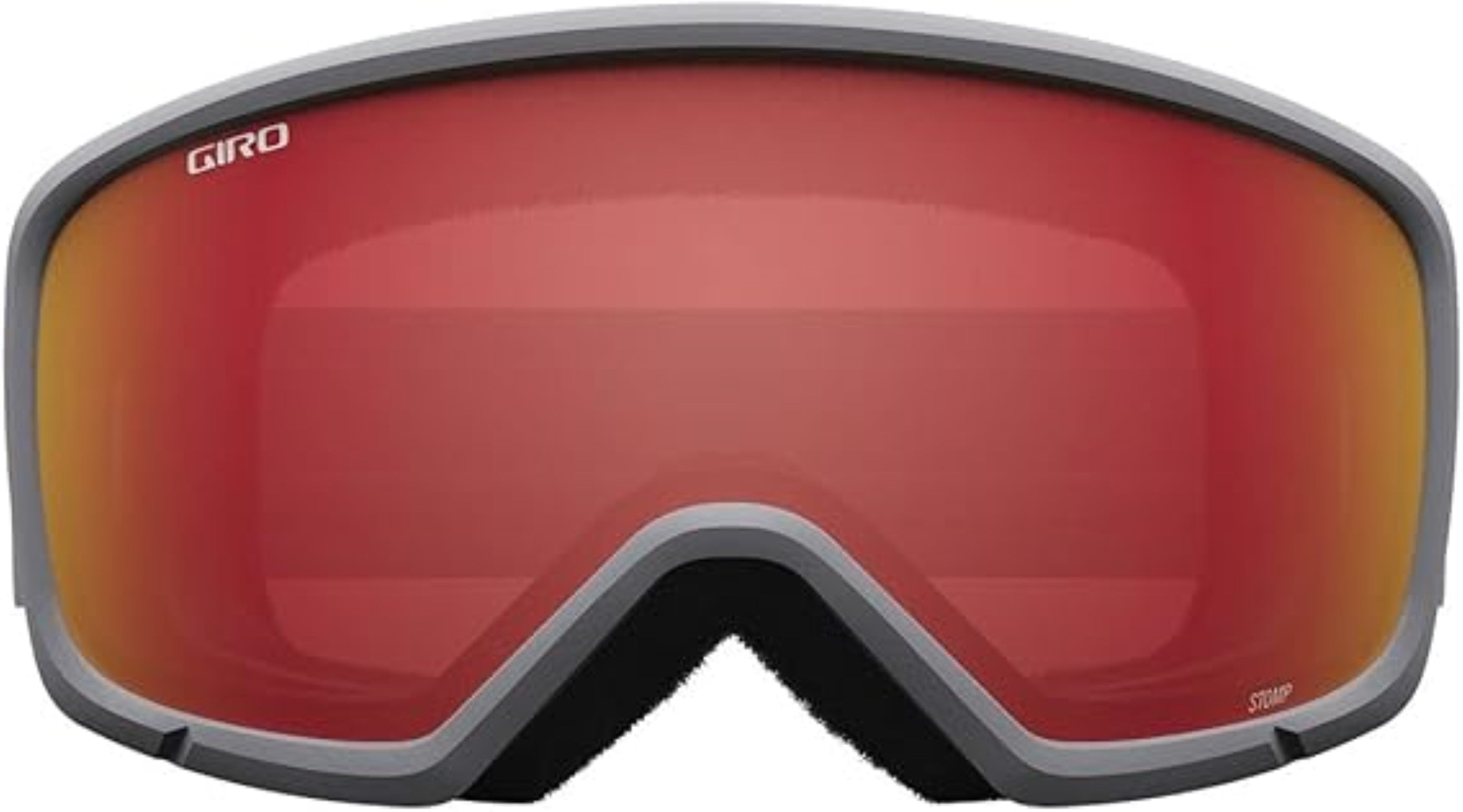 Giro STOMP Skibrille grey wordmark OTG Jugend