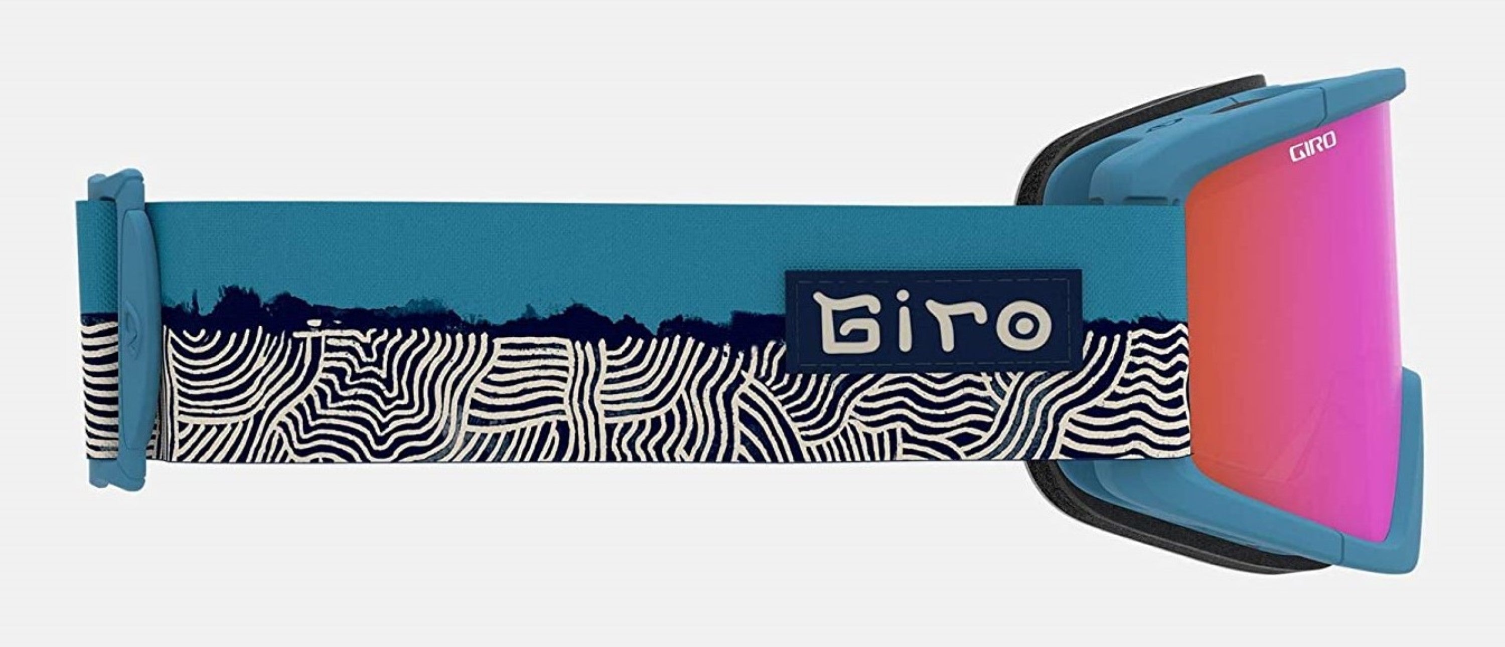Giro DYLAN Skibrille Powder blue ridge line + Ersatzscheibe Frauen