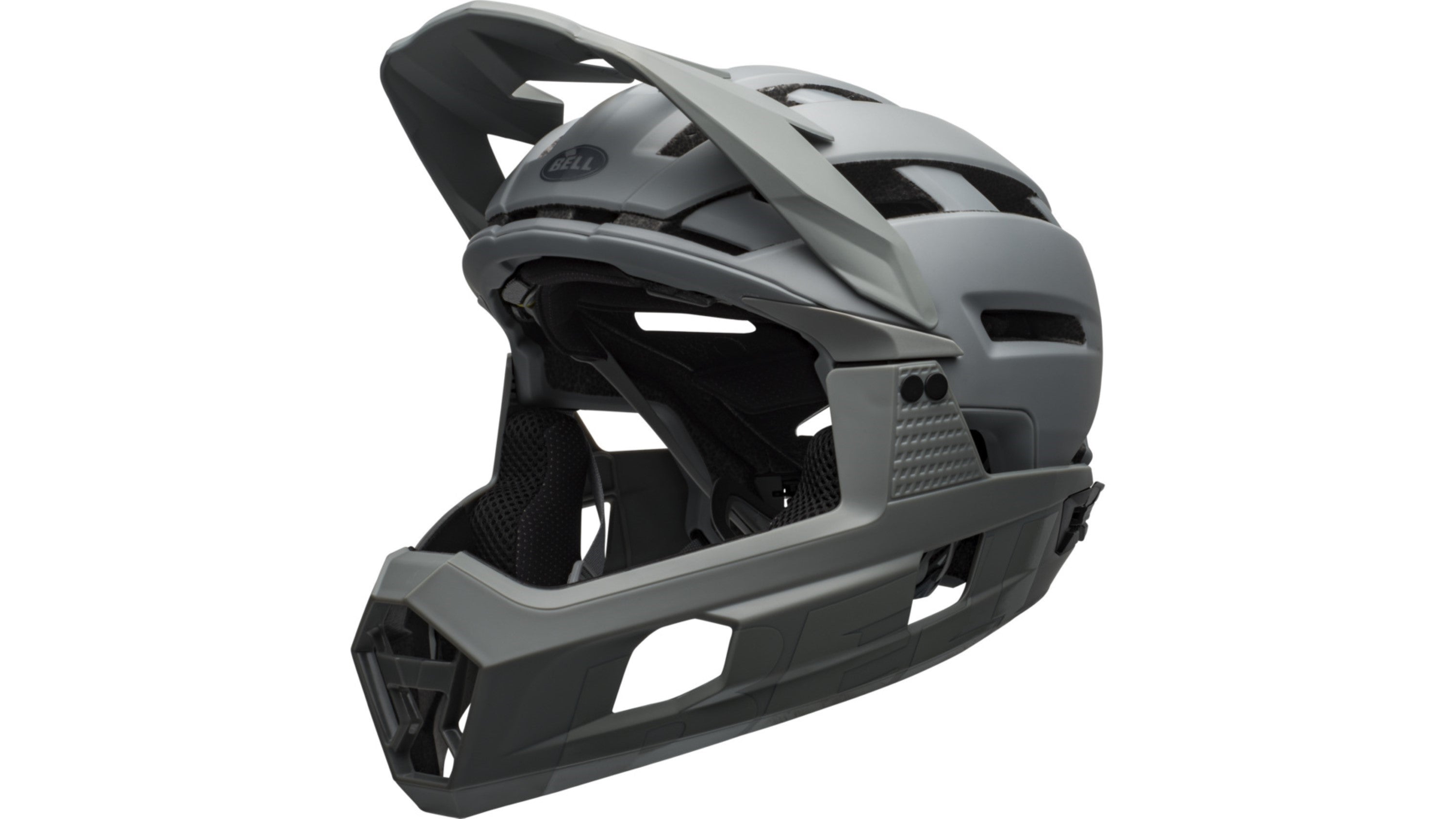 Bell SUPER AIR R SPHERICAL Fahrradhelm mat/gl grays Unisex