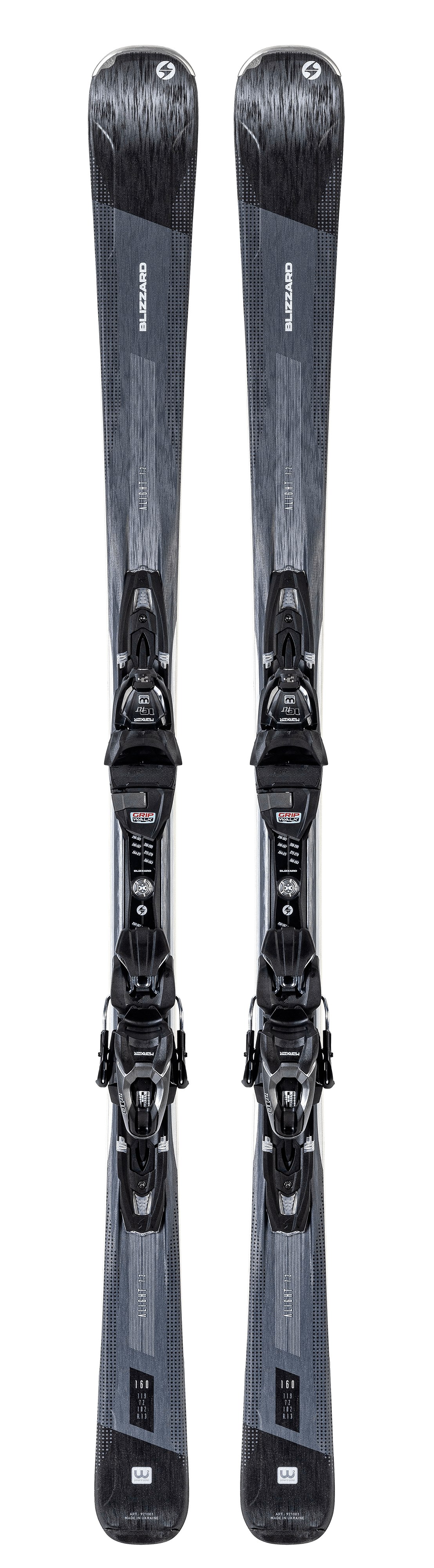 Blizzard Alight 7.2 Damen Ski + Marker TLT 10 All Mountain