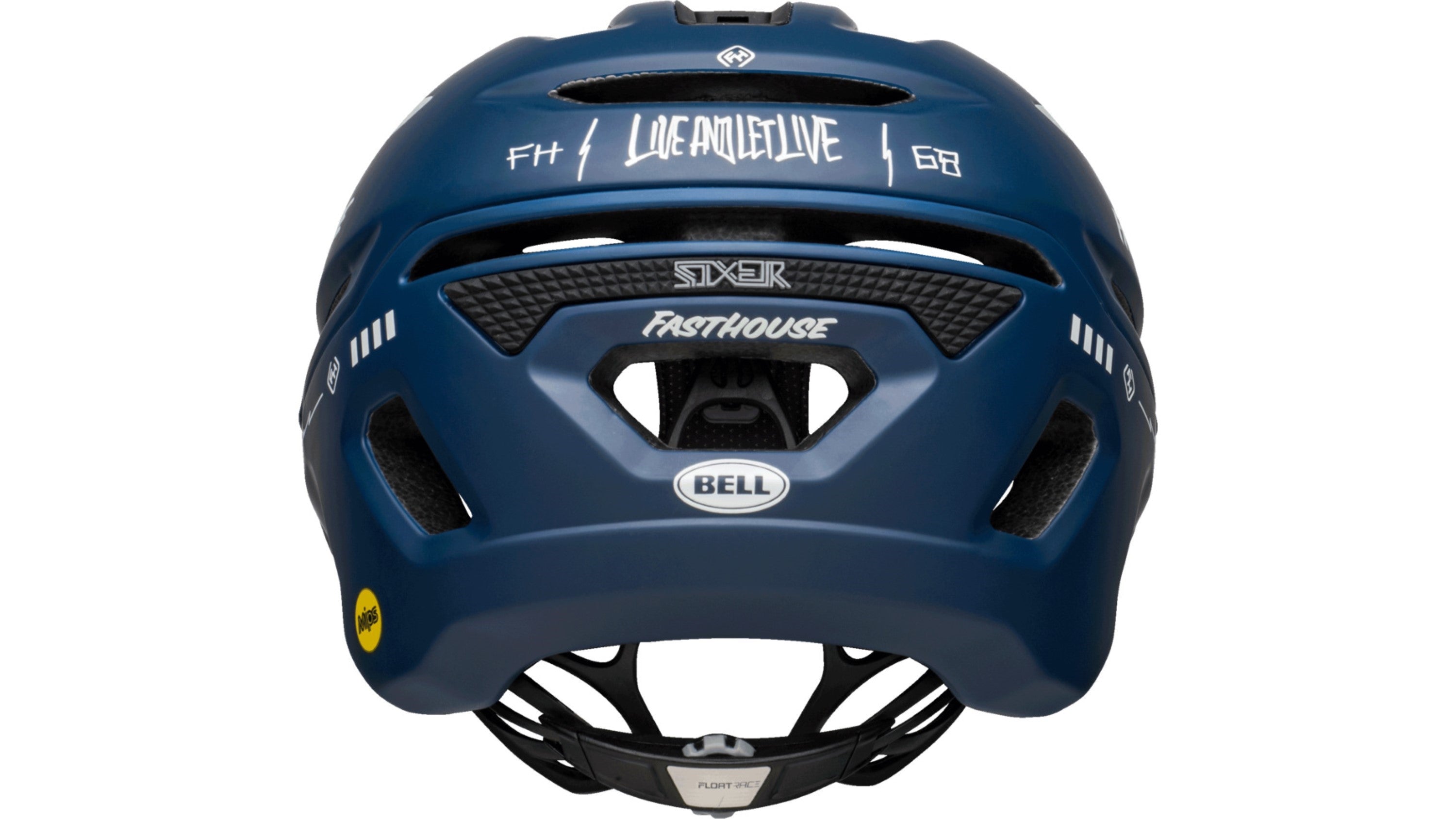 Bell SIXER MIPS Fahrradhelm mt/gls blue/white Unisex
