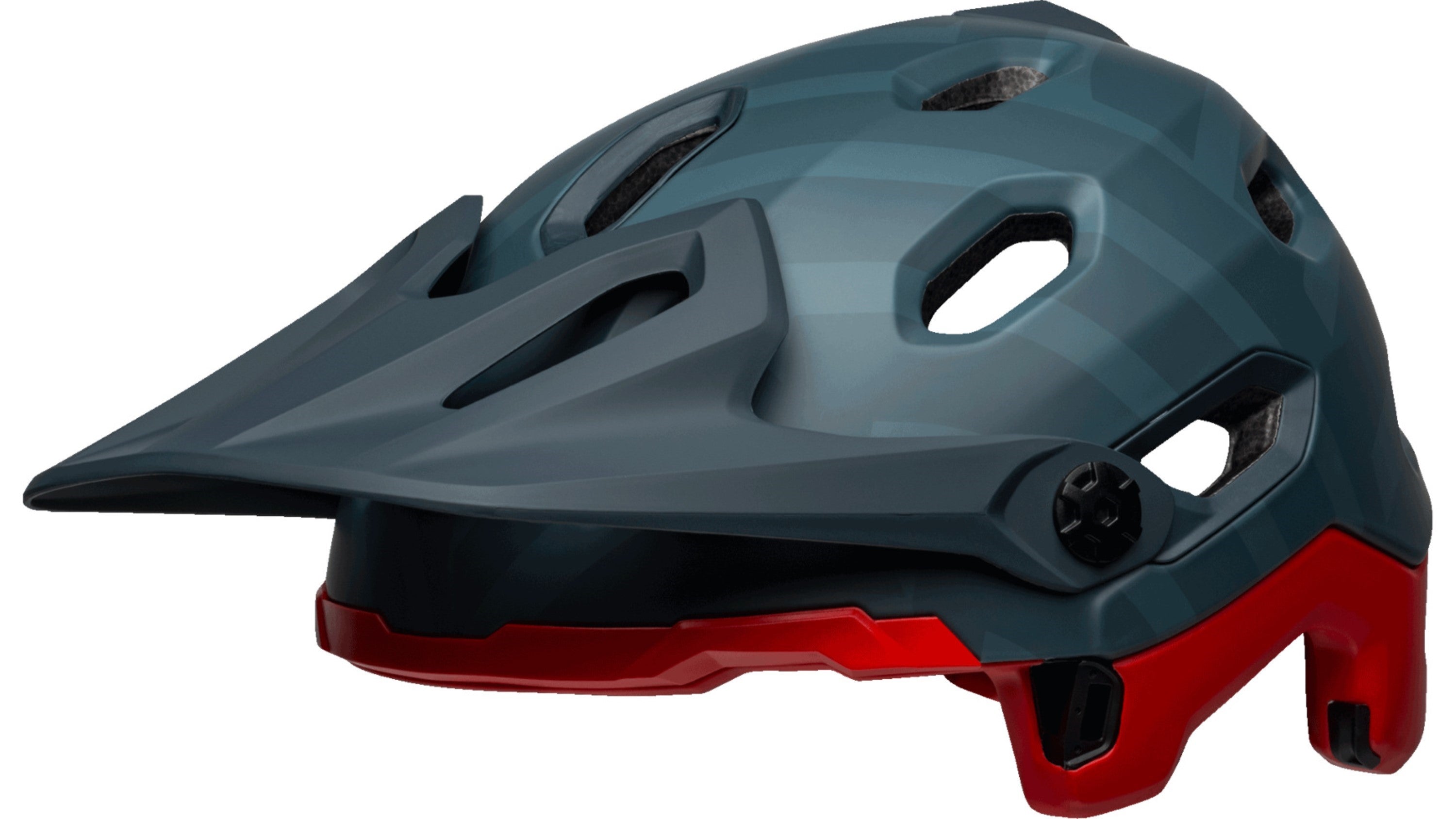 Bell SUPER DH SPHERICAL Fahrradhelm matte blue/crimson red Unisex