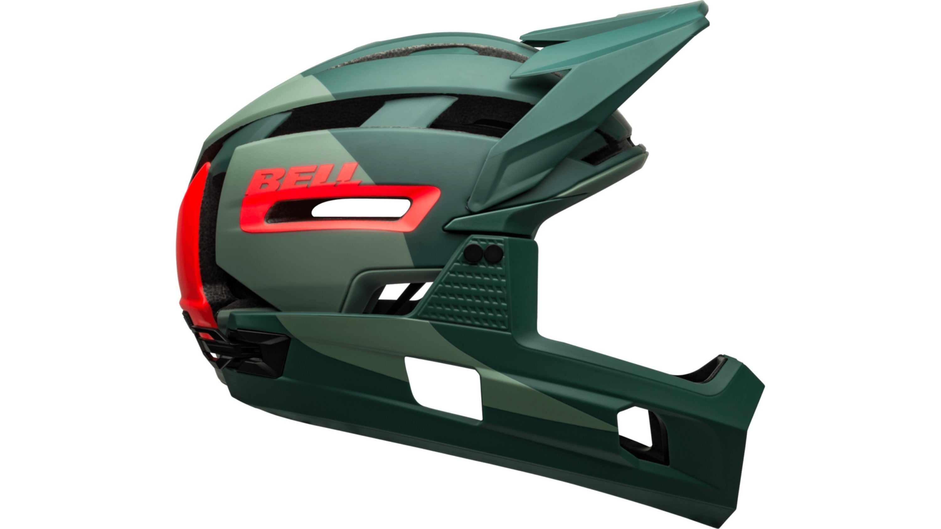 Bell SUPER AIR R SPHERICAL Fahrradhelm green-infrared Unisex