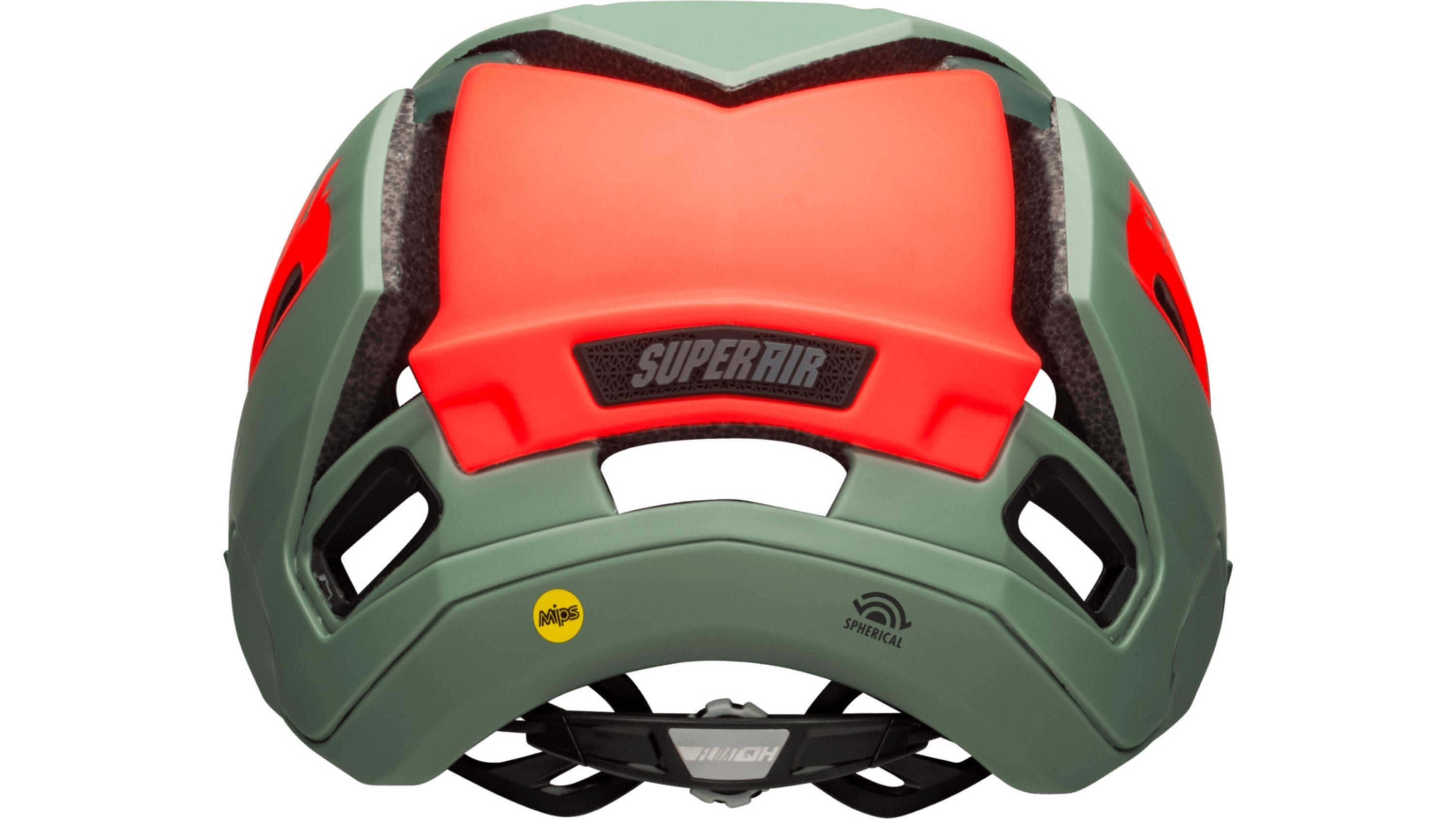Bell SUPER AIR R SPHERICAL Fahrradhelm green-infrared Unisex
