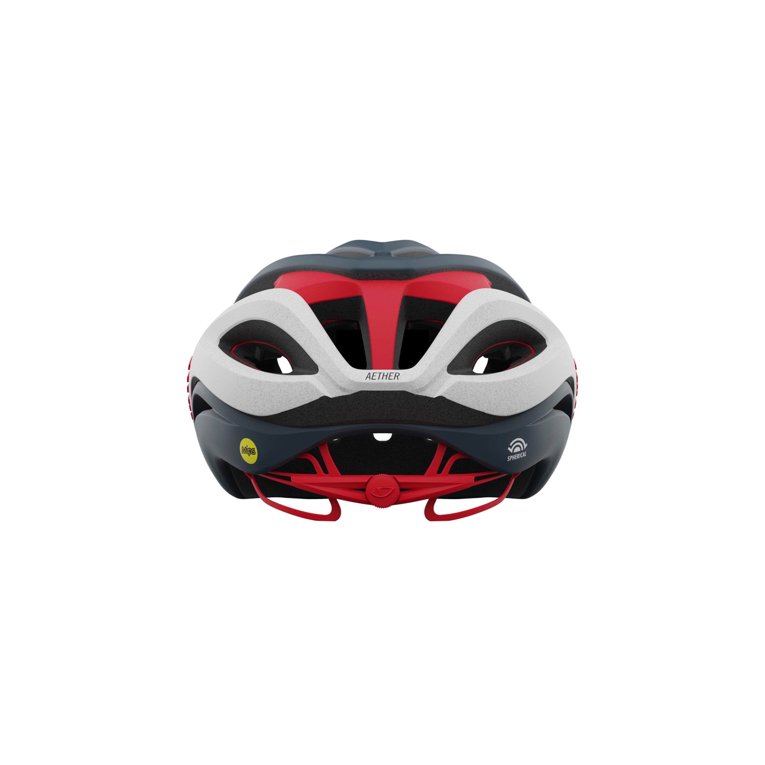 Giro AETHER SPHERICAL MIPS Fahrradhelm grey/white/red