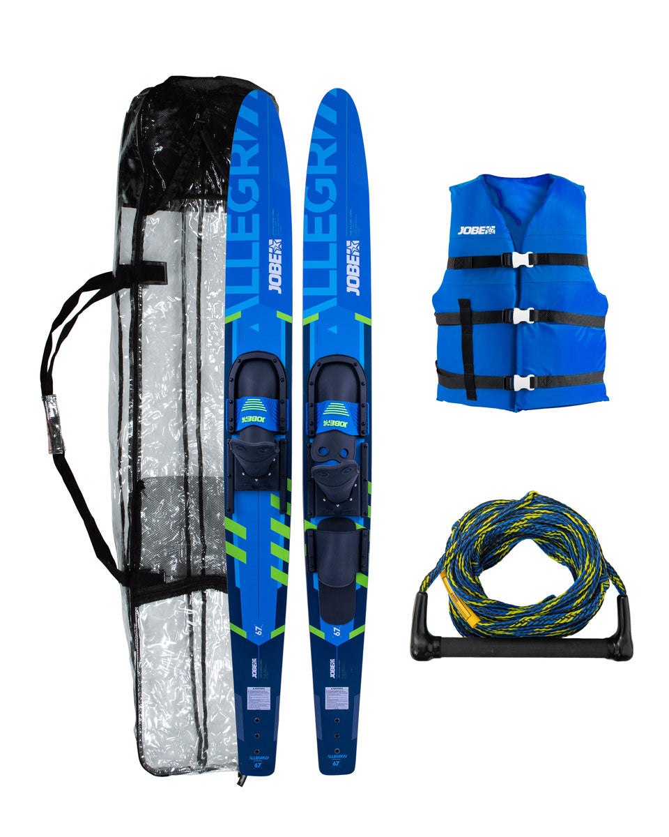 Jobe ALLEGRE 67" Combo Skis + Tasche + Weste + Transfer blue oder red Unisex