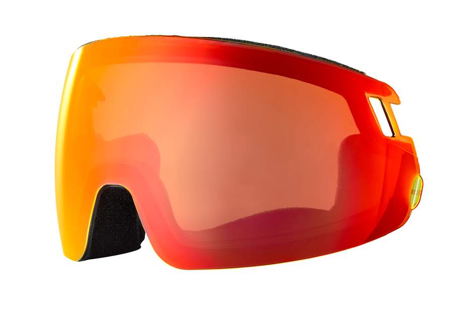 Head RADAR / RACHEL Red/Yellow Ersatzglas chrome Unisex